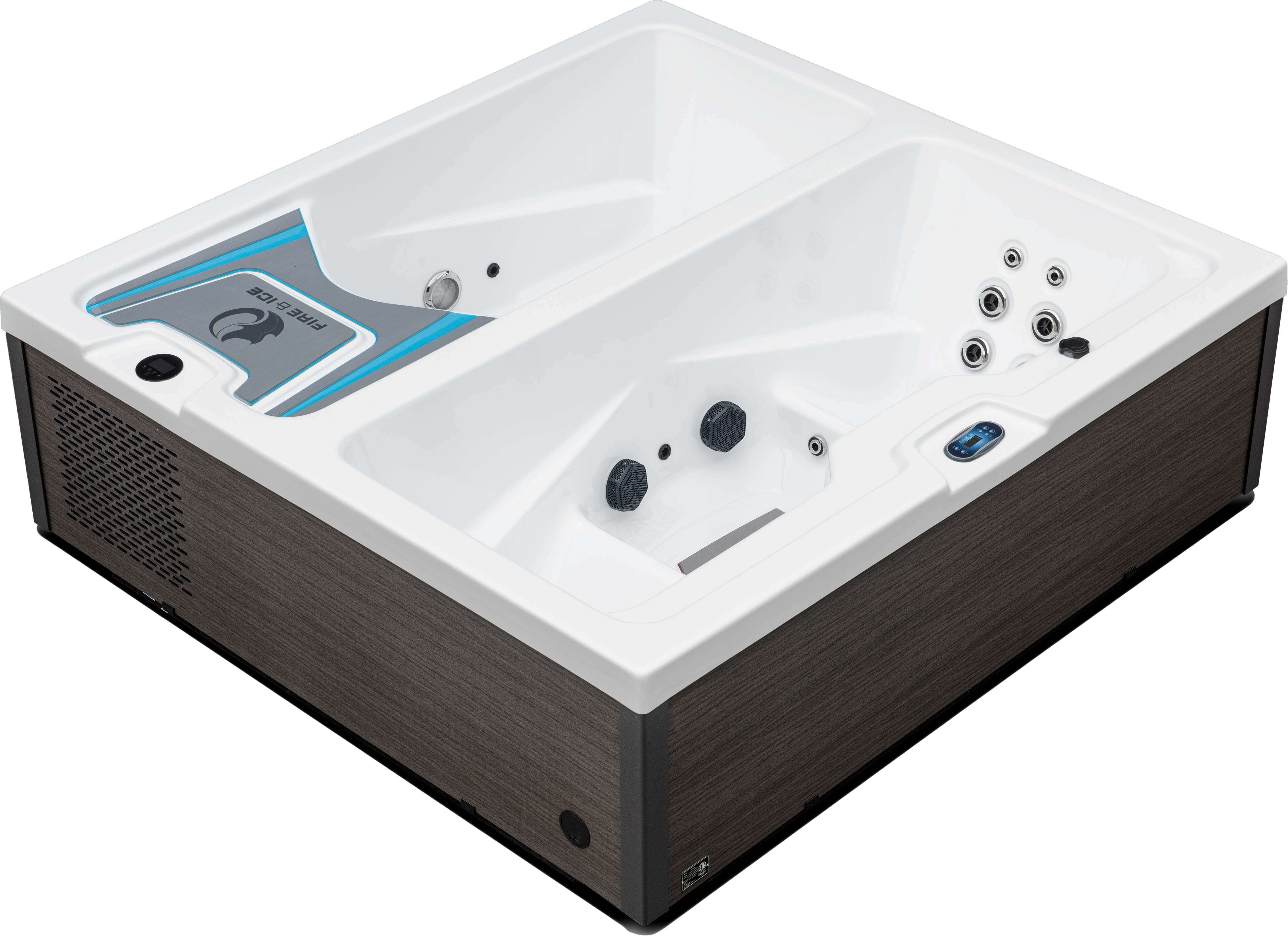 Icelandic Fire & Ice Hatteras Grey Hot Tub
