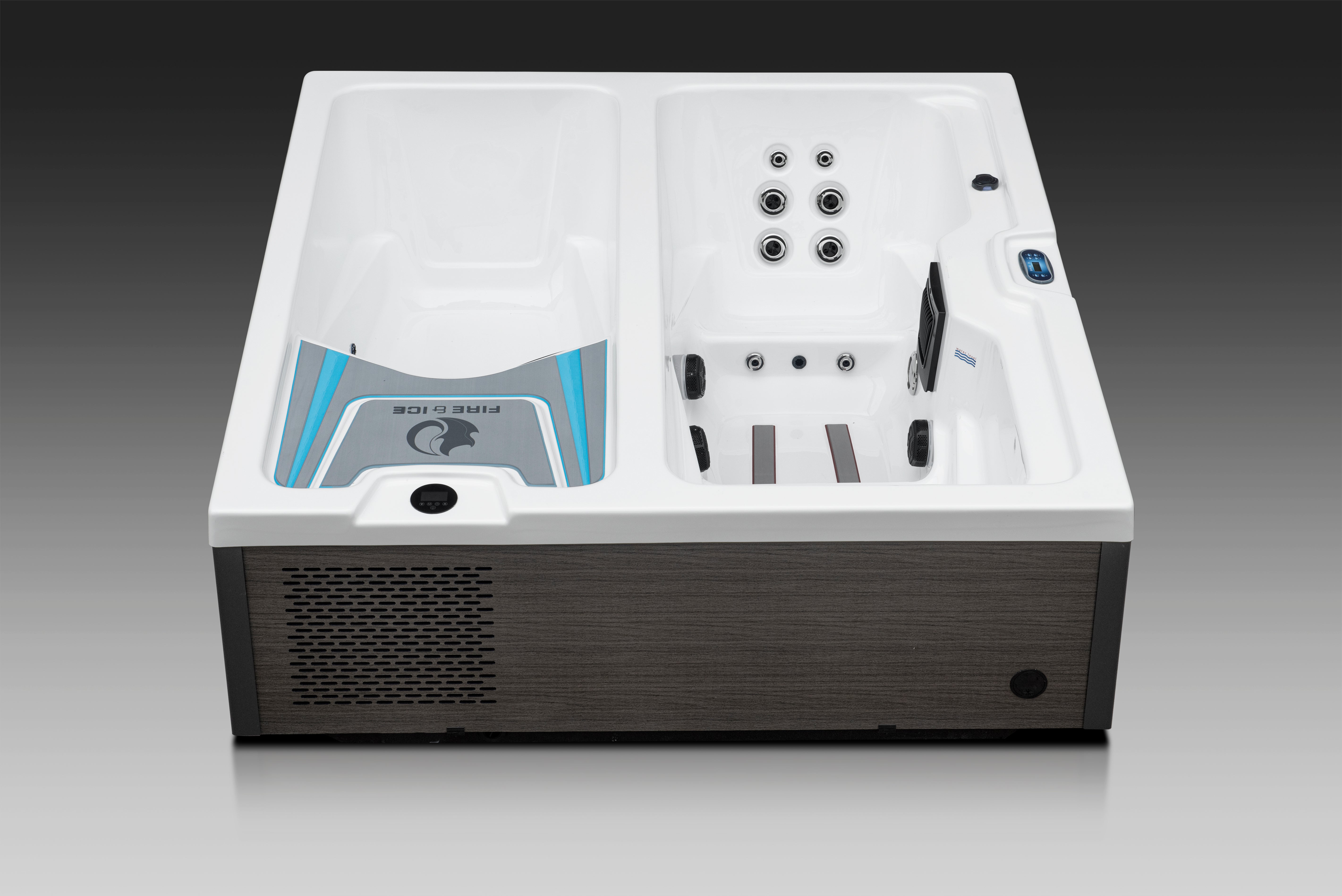 Icelandic Fire & Ice Hatteras Grey Hot Tub