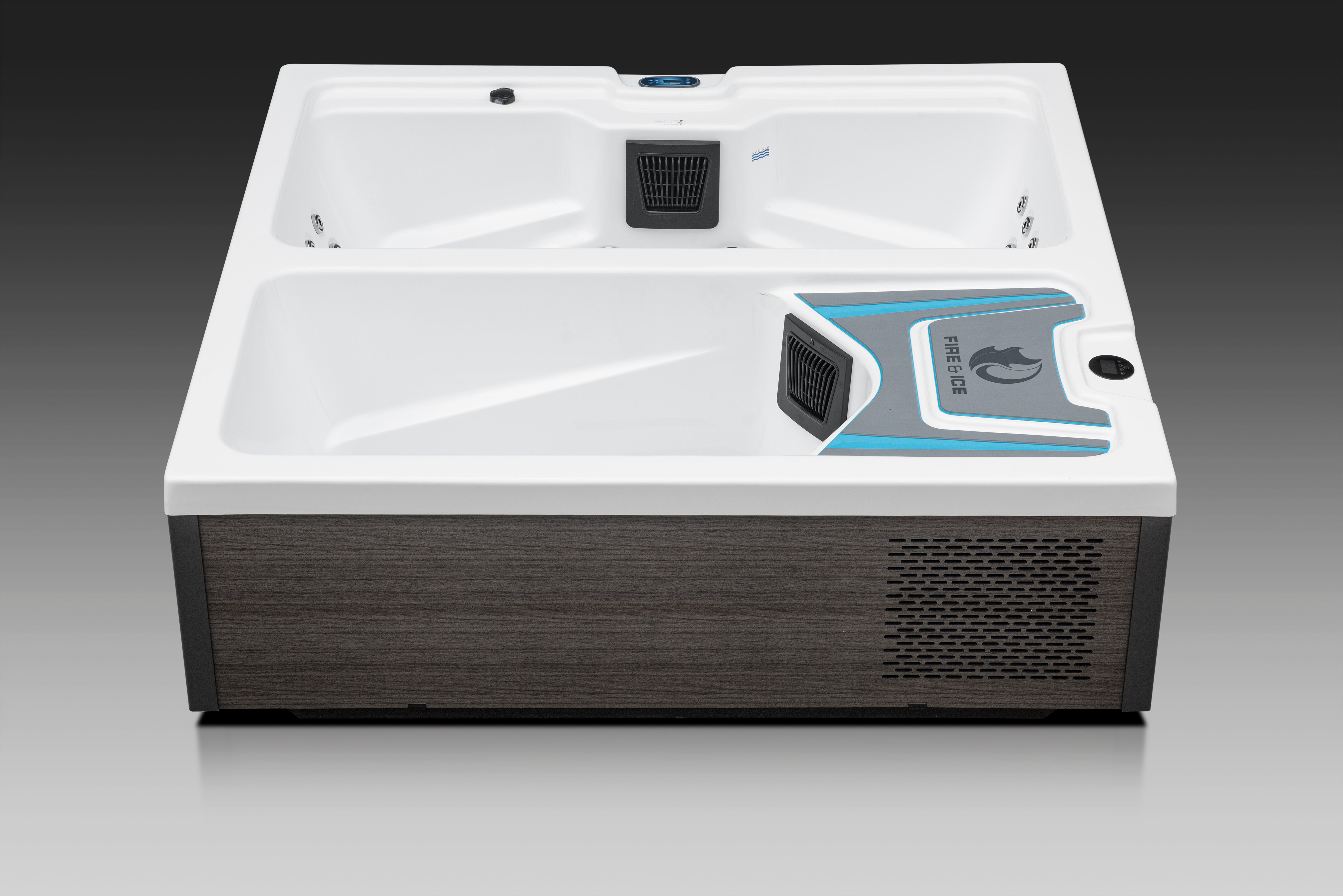Icelandic Fire & Ice Hatteras Grey Hot Tub