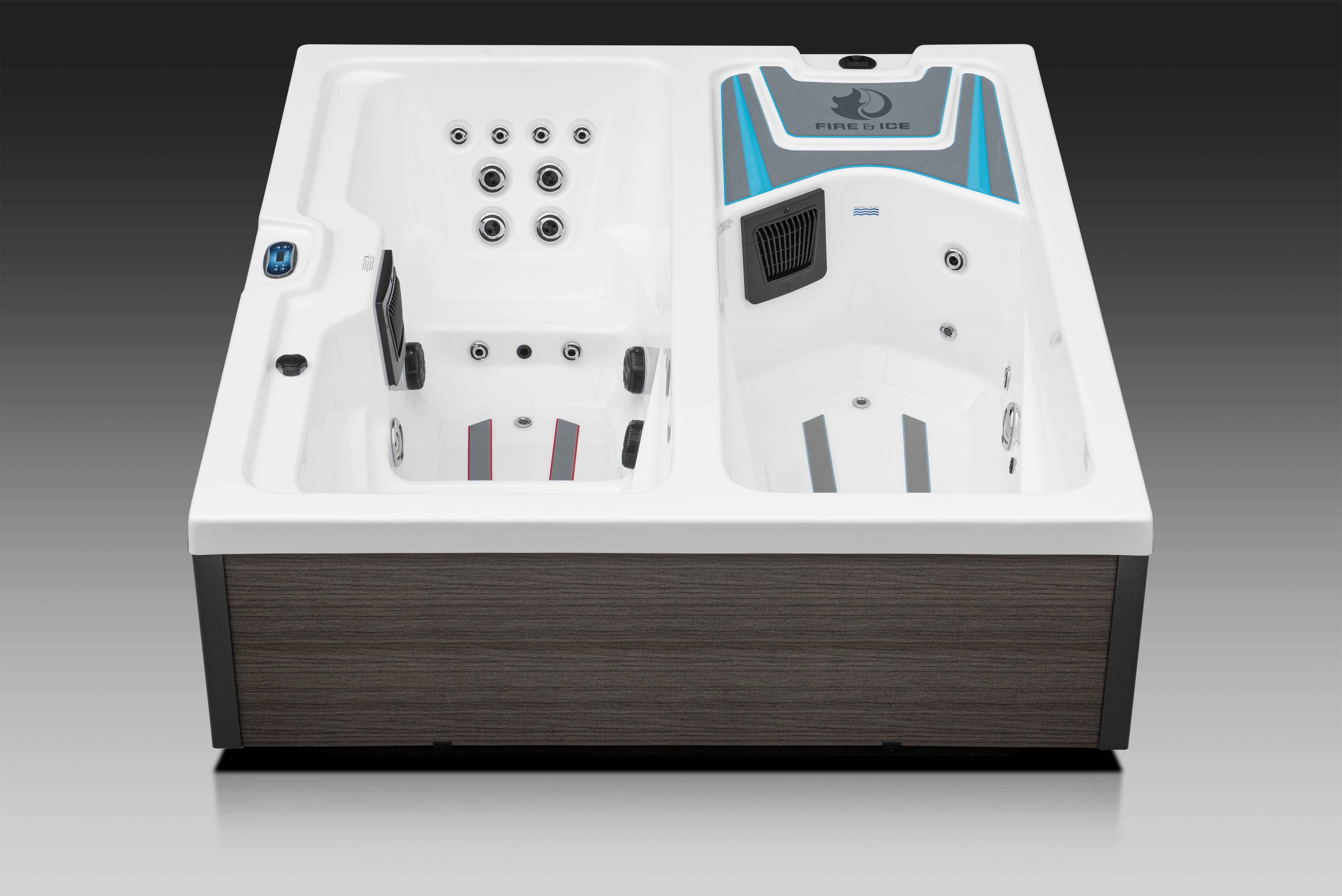 Icelandic Fire & Ice Hatteras Grey Hot Tub