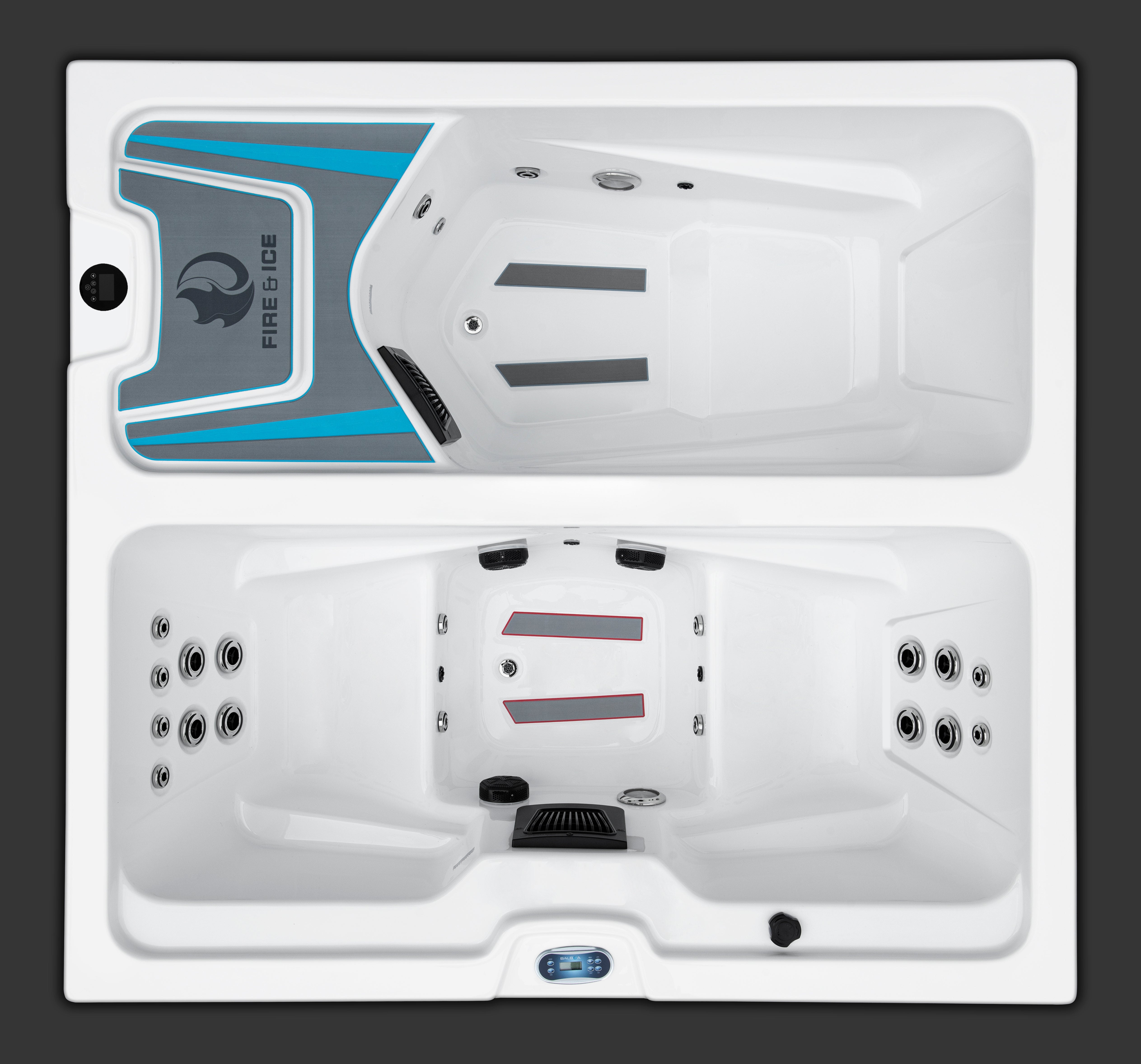 Icelandic Fire & Ice Hatteras Grey Hot Tub