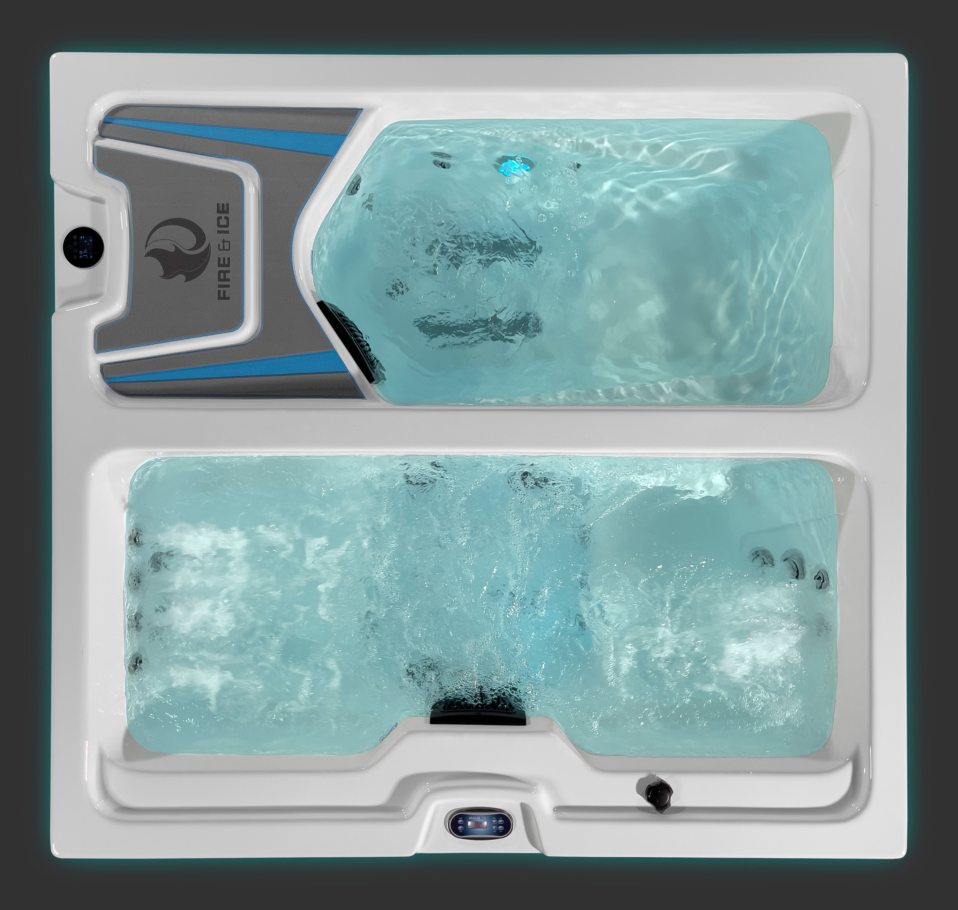 Icelandic Fire & Ice Hatteras Grey Hot Tub