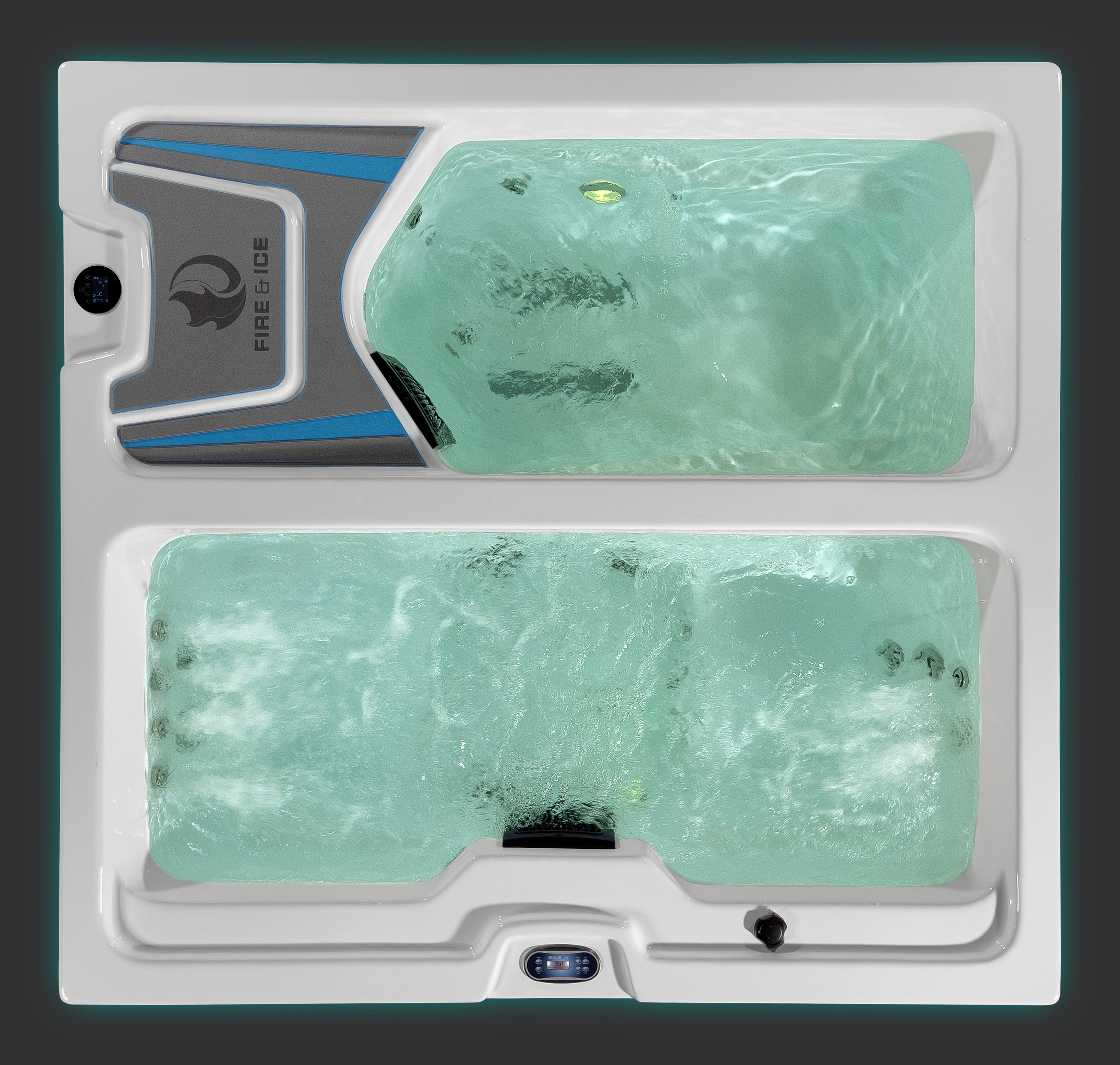 Icelandic Fire & Ice Hatteras Grey Hot Tub