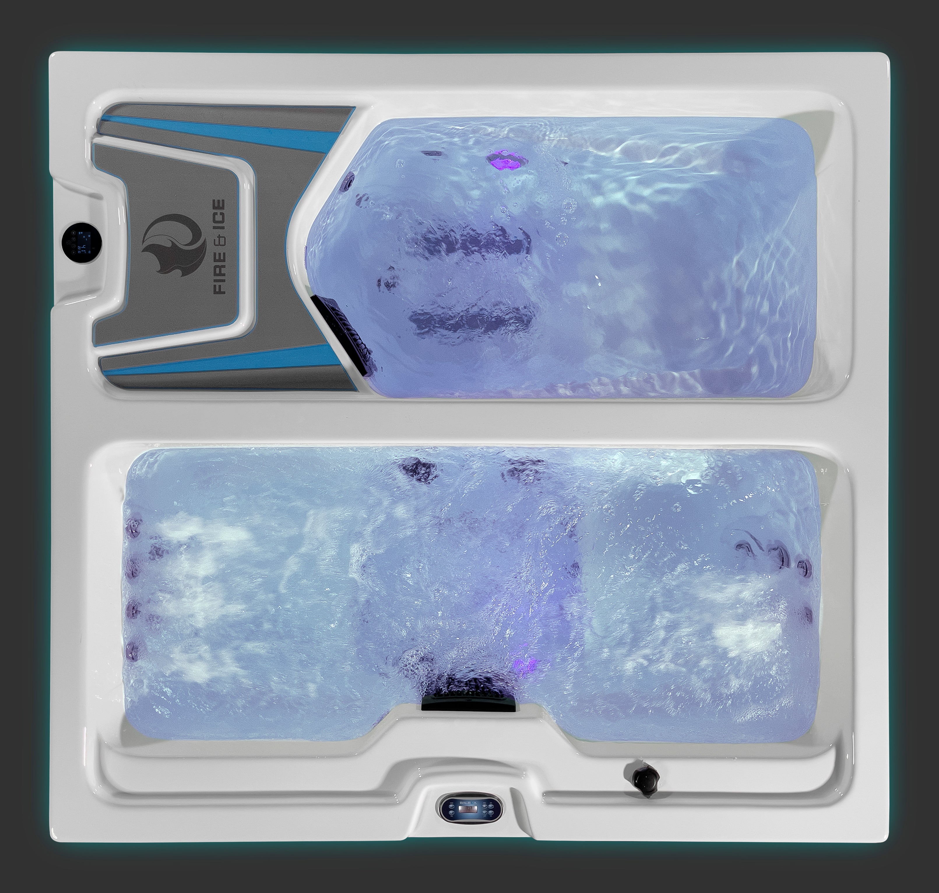 Icelandic Fire & Ice Hatteras Grey Hot Tub