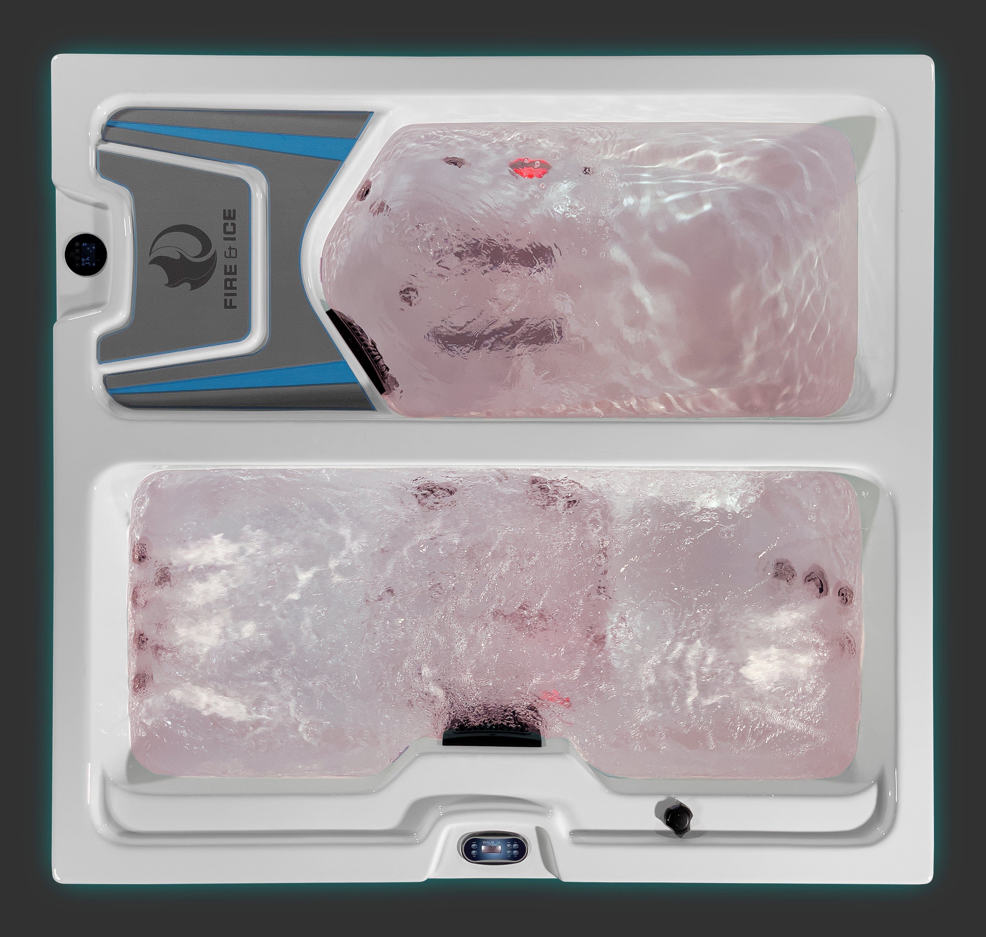 Icelandic Fire & Ice Hatteras Grey Hot Tub