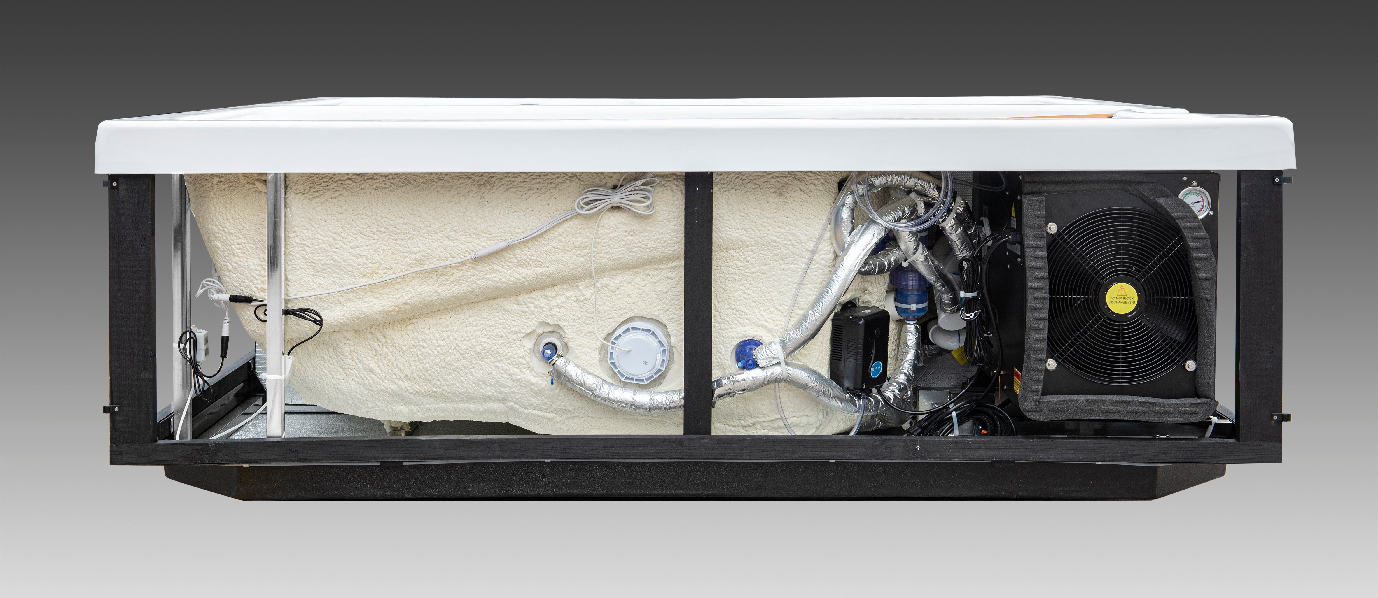 Icelandic Fire & Ice Hatteras Grey Hot Tub