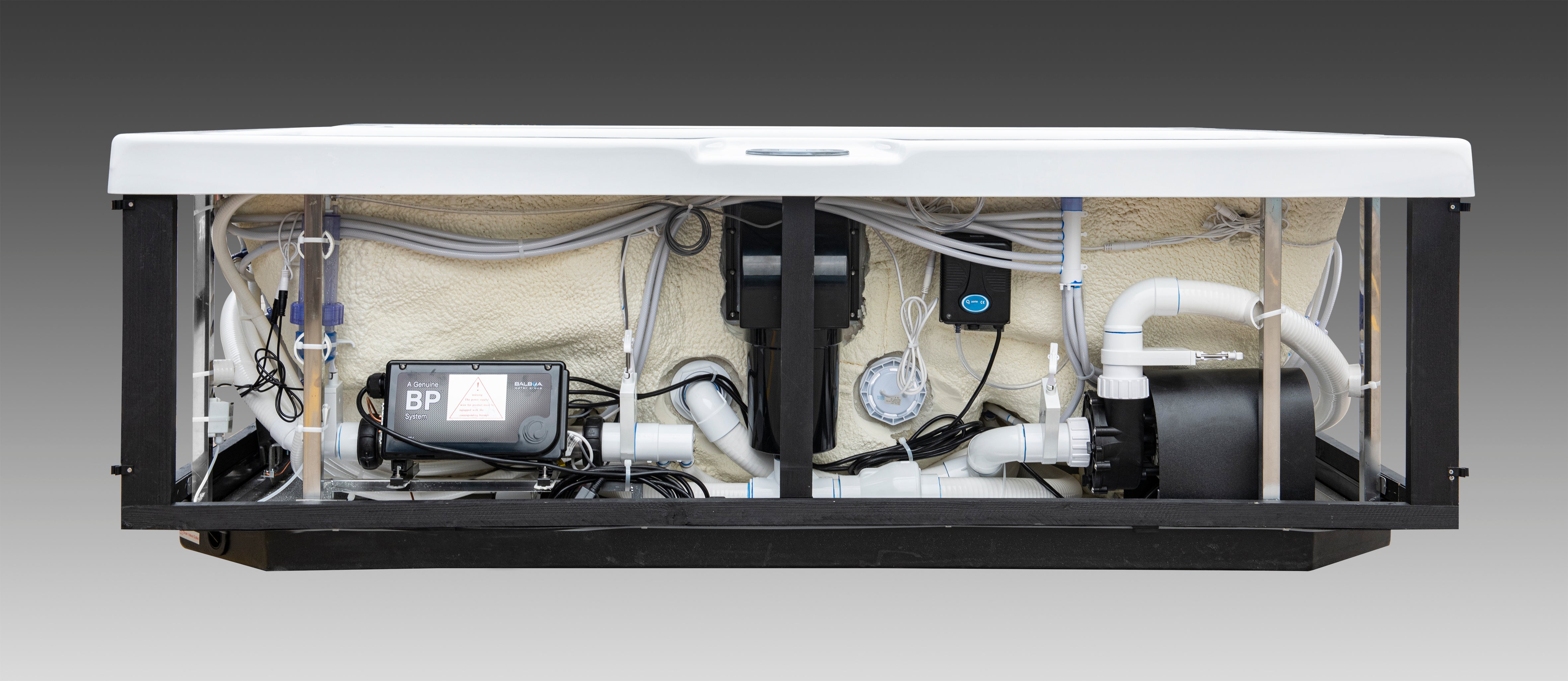 Icelandic Fire & Ice Hatteras Grey Hot Tub