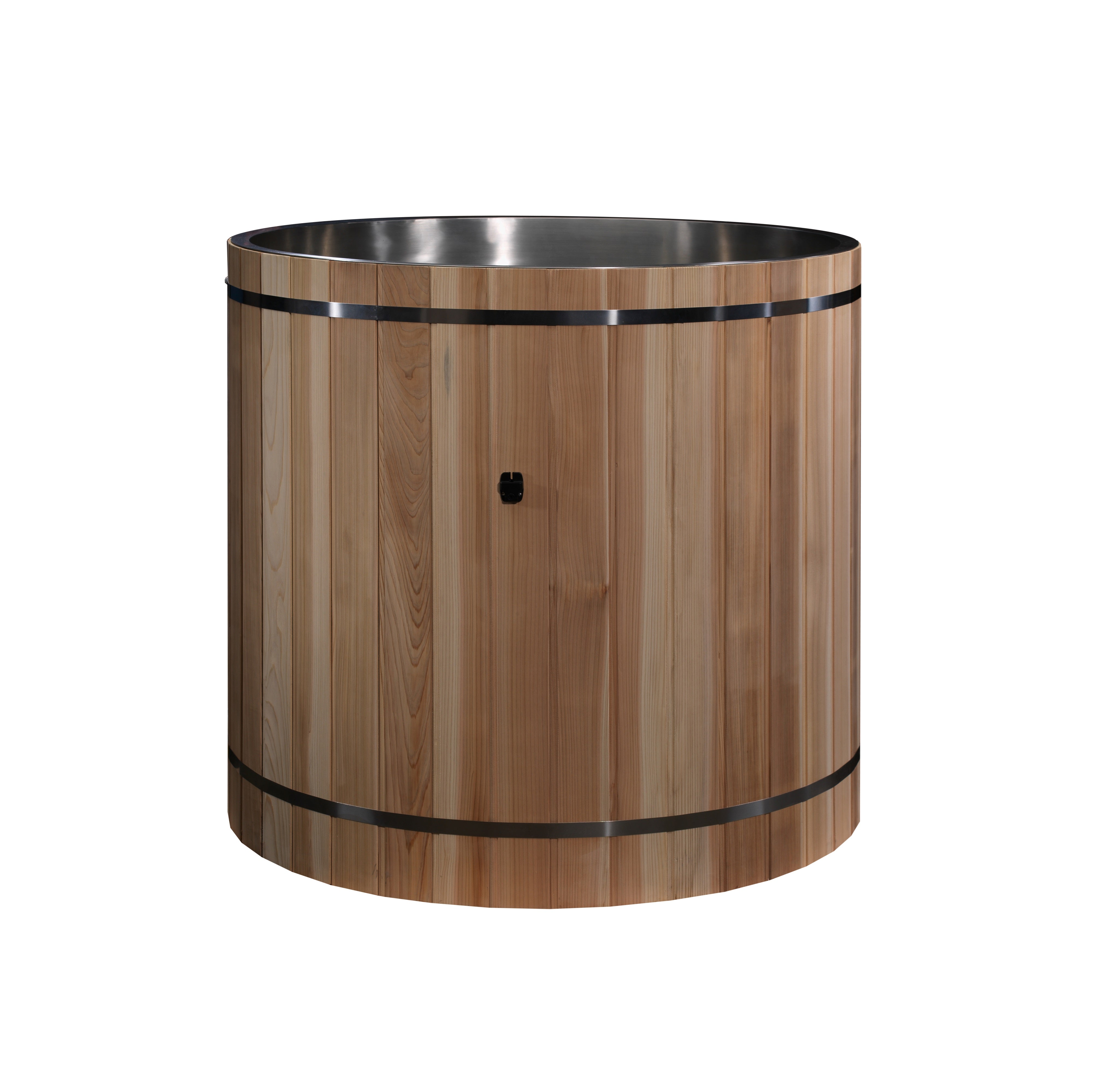Golden Designs DCT Barrel Spa Ultra Stainless Steel with Pacific Cedar Exterior