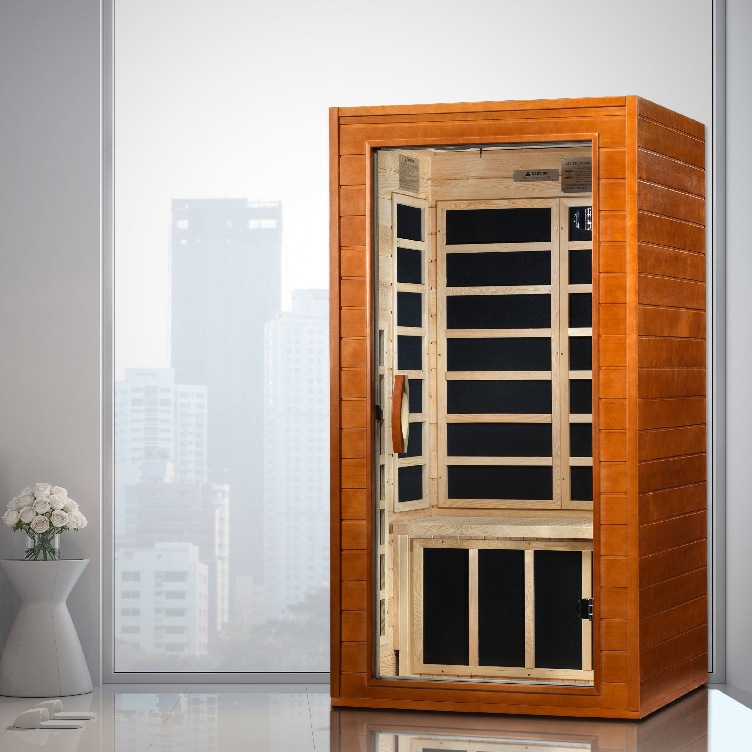Golden Designs Dynamic "Avila" 1-2-person Low EMF (Under 8MG) FAR Infrared Sauna