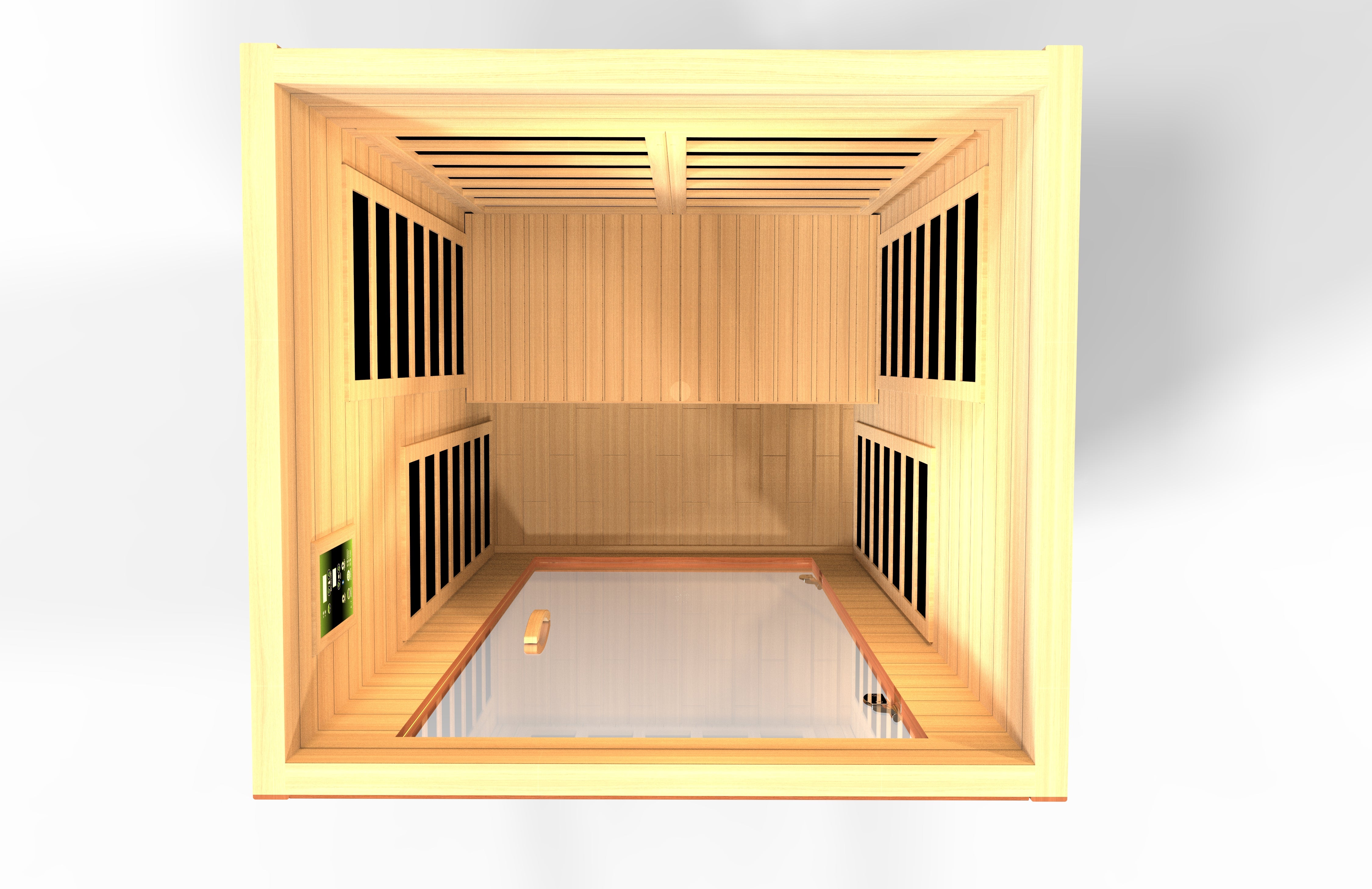 Golden Designs Dynamic "Avila" 1-2-person Low EMF (Under 8MG) FAR Infrared Sauna
