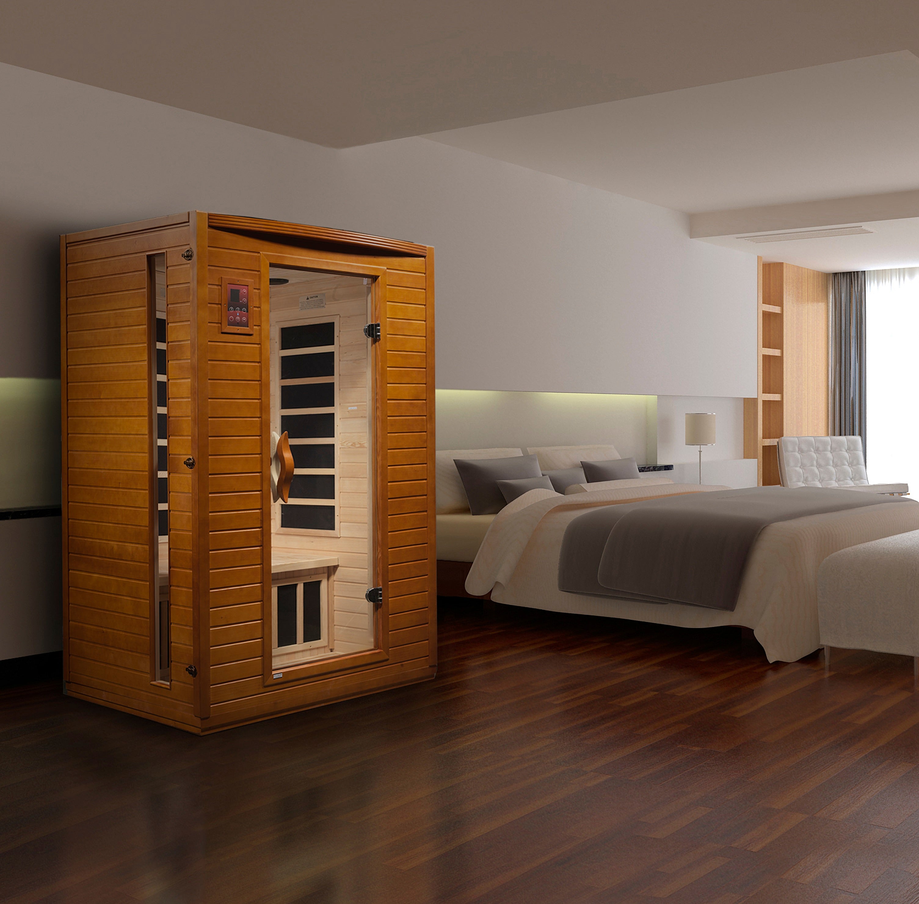 Golden Designs Dynamic "Versailles" 2-person Low EMF (Under 8MG) FAR Infrared Sauna
