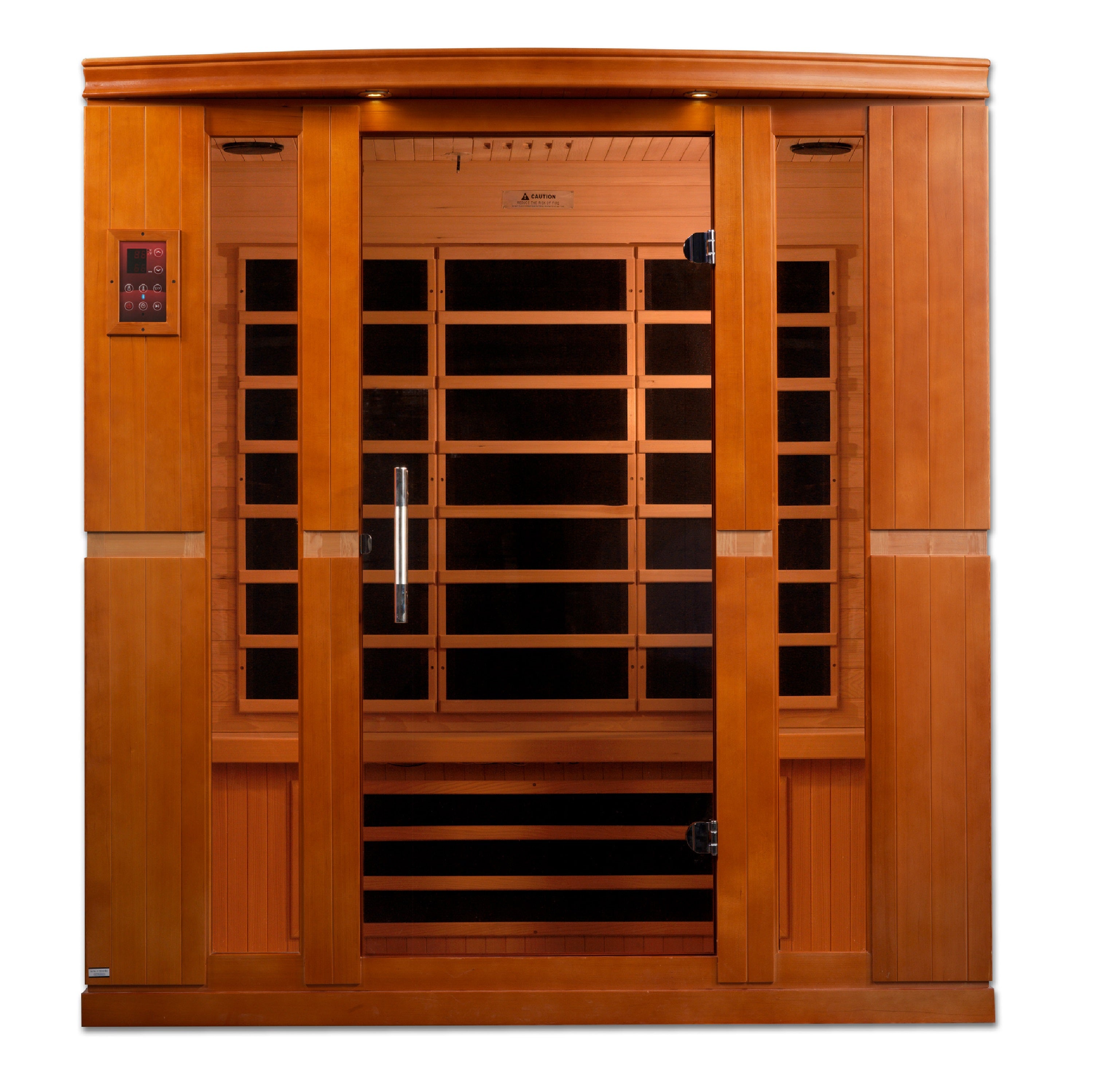 Golden Designs Dynamic "Bergamo" 4-person Low EMF (Under 8MG) FAR Infrared Sauna