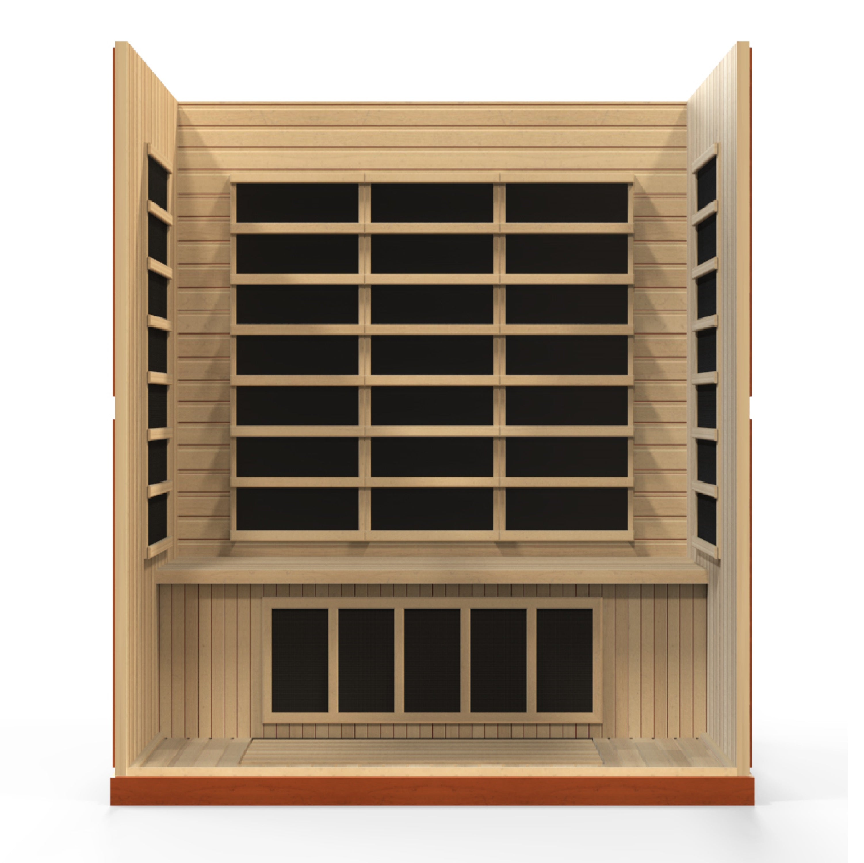 Golden Designs Dynamic "Bergamo" 4-person Low EMF (Under 8MG) FAR Infrared Sauna