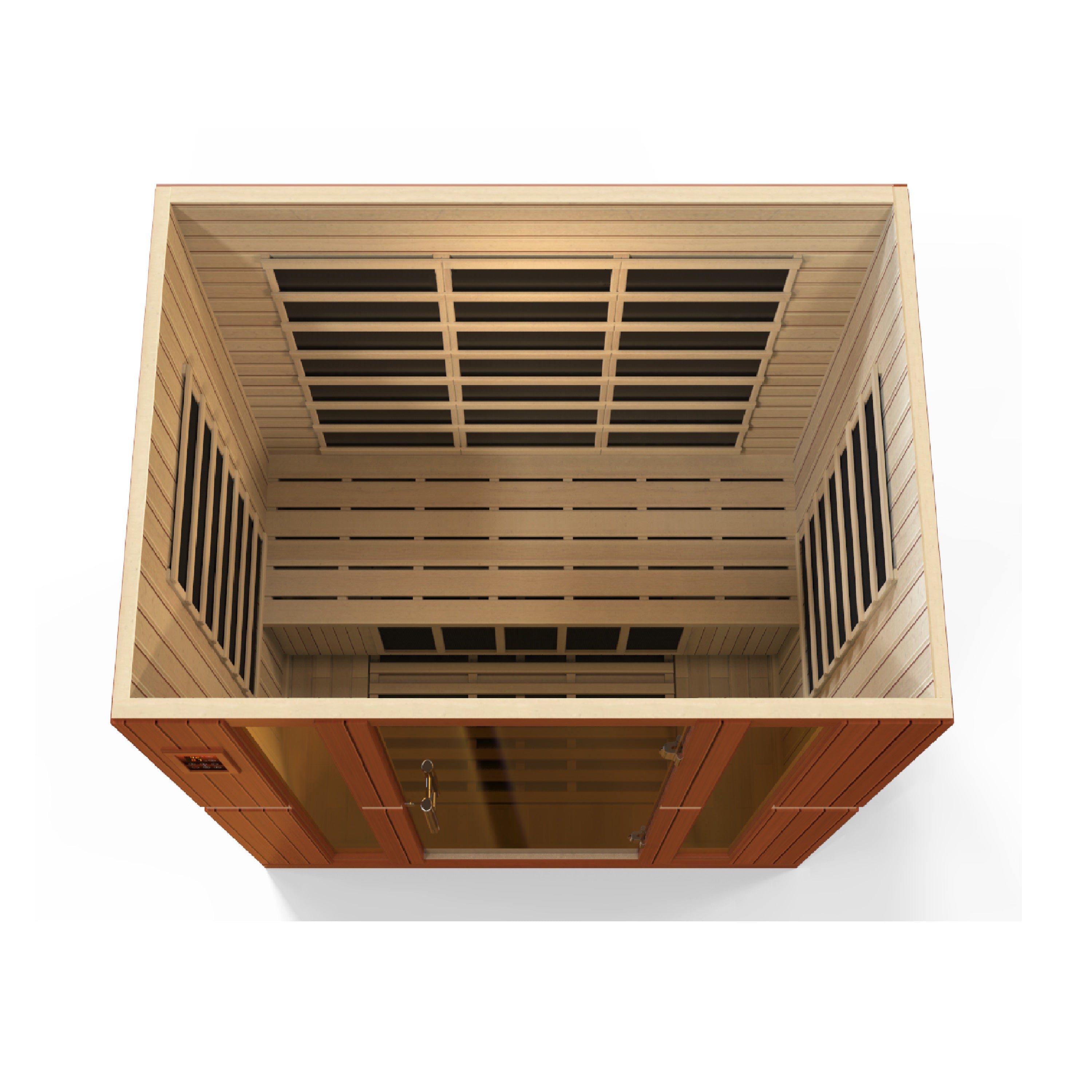 Golden Designs Dynamic "Bergamo" 4-person Low EMF (Under 8MG) FAR Infrared Sauna