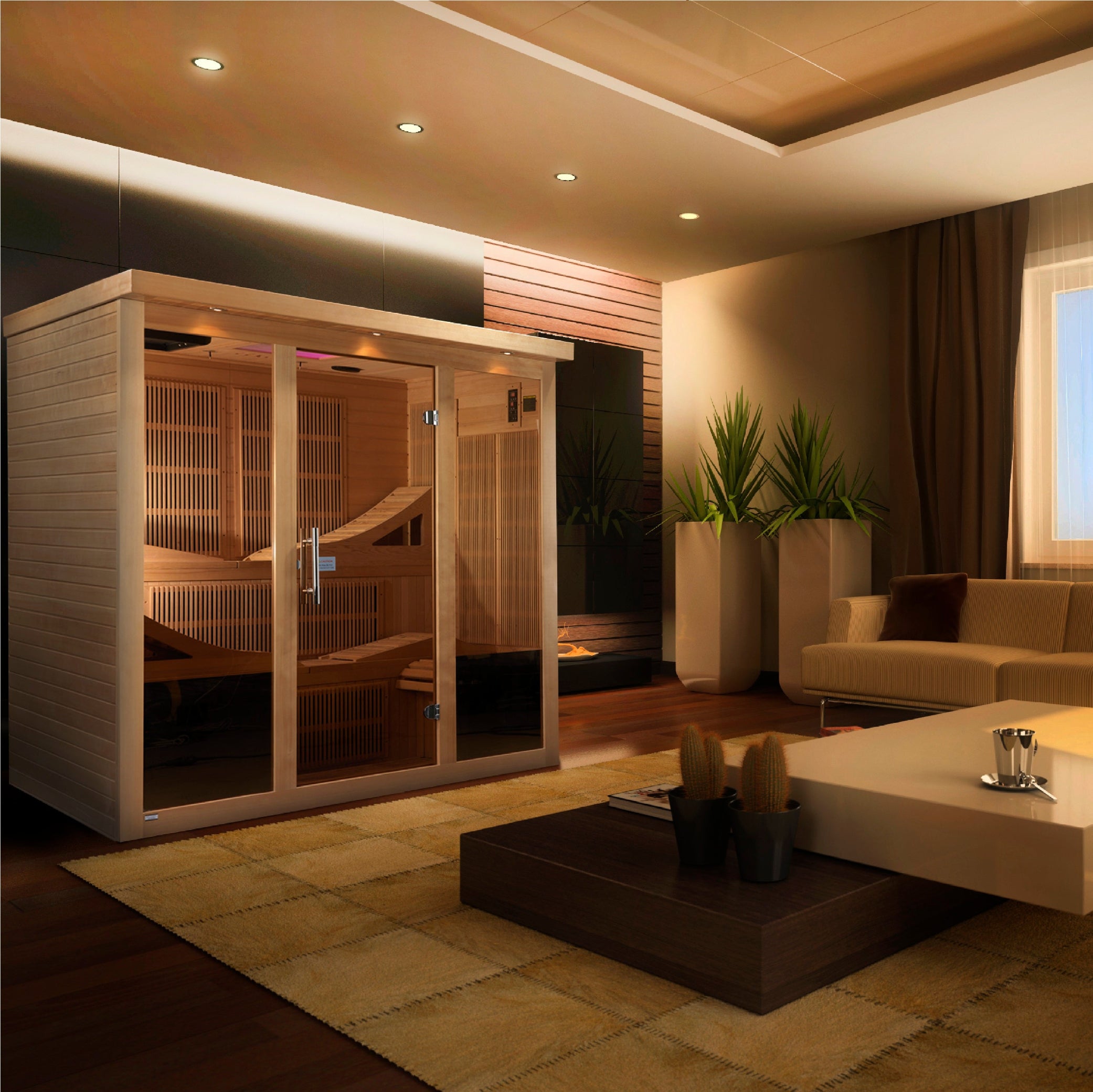 Golden Designs "Radiance" Near Zero Infrared Sauna