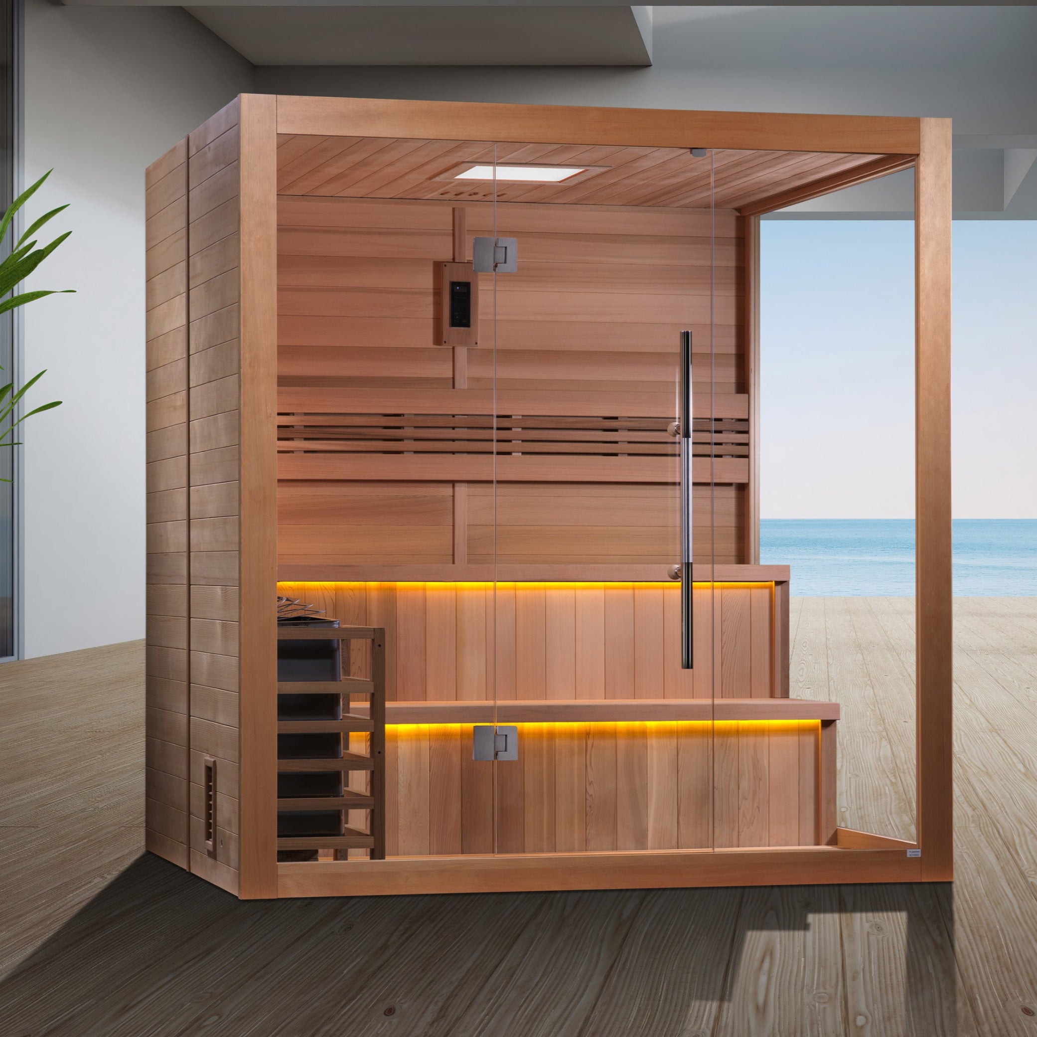 Golden Designs "Kuusamo" 6-Person Indoor Traditional Sauna
