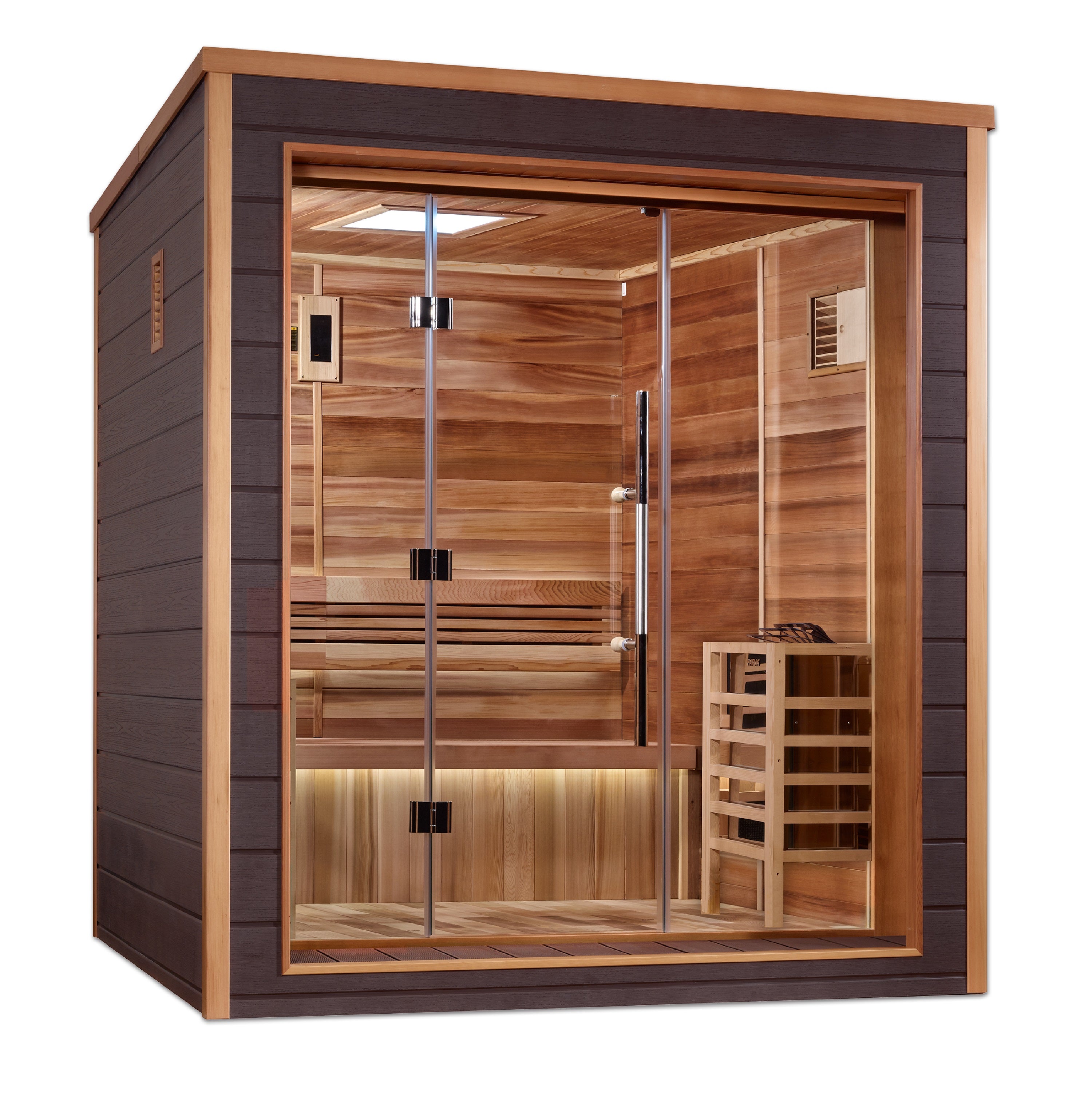 Golden Designs "Drammen" 3-Person Outdoor Traditional Sauna
