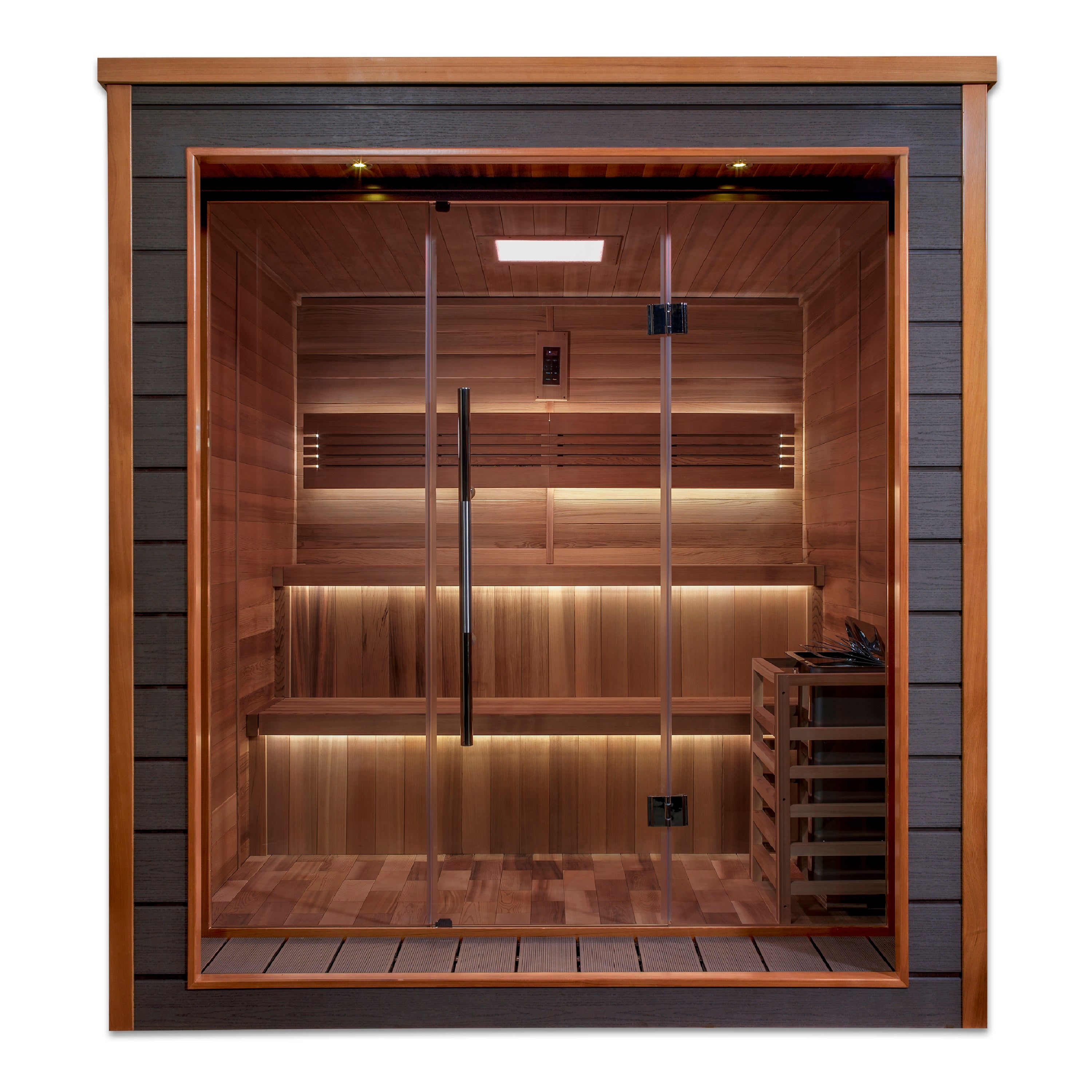 Golden Designs "Bergen" 6-Person Outdoor Traditional Sauna