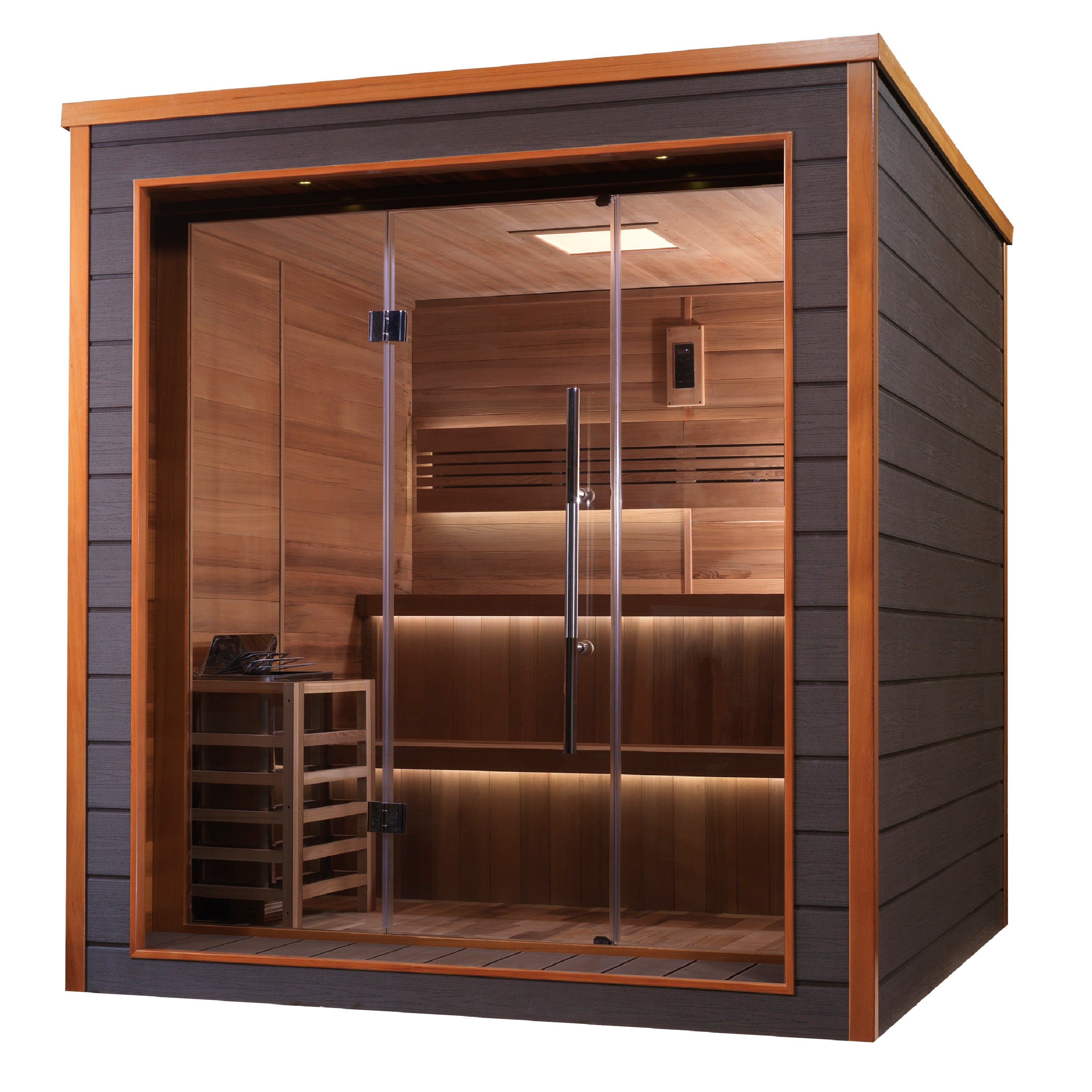 Golden Designs "Bergen" 6-Person Outdoor Traditional Sauna