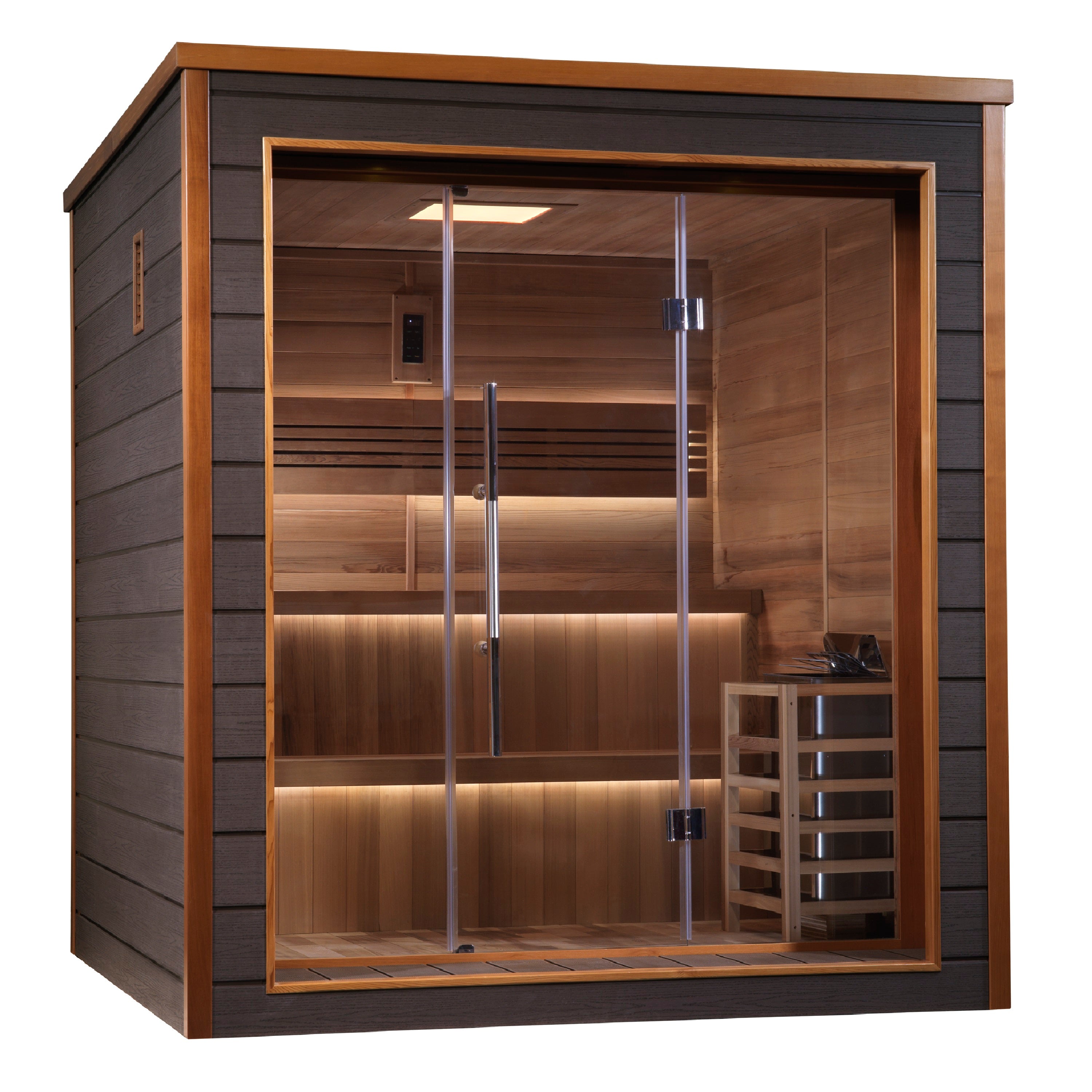 Golden Designs "Bergen" 6-Person Outdoor Traditional Sauna