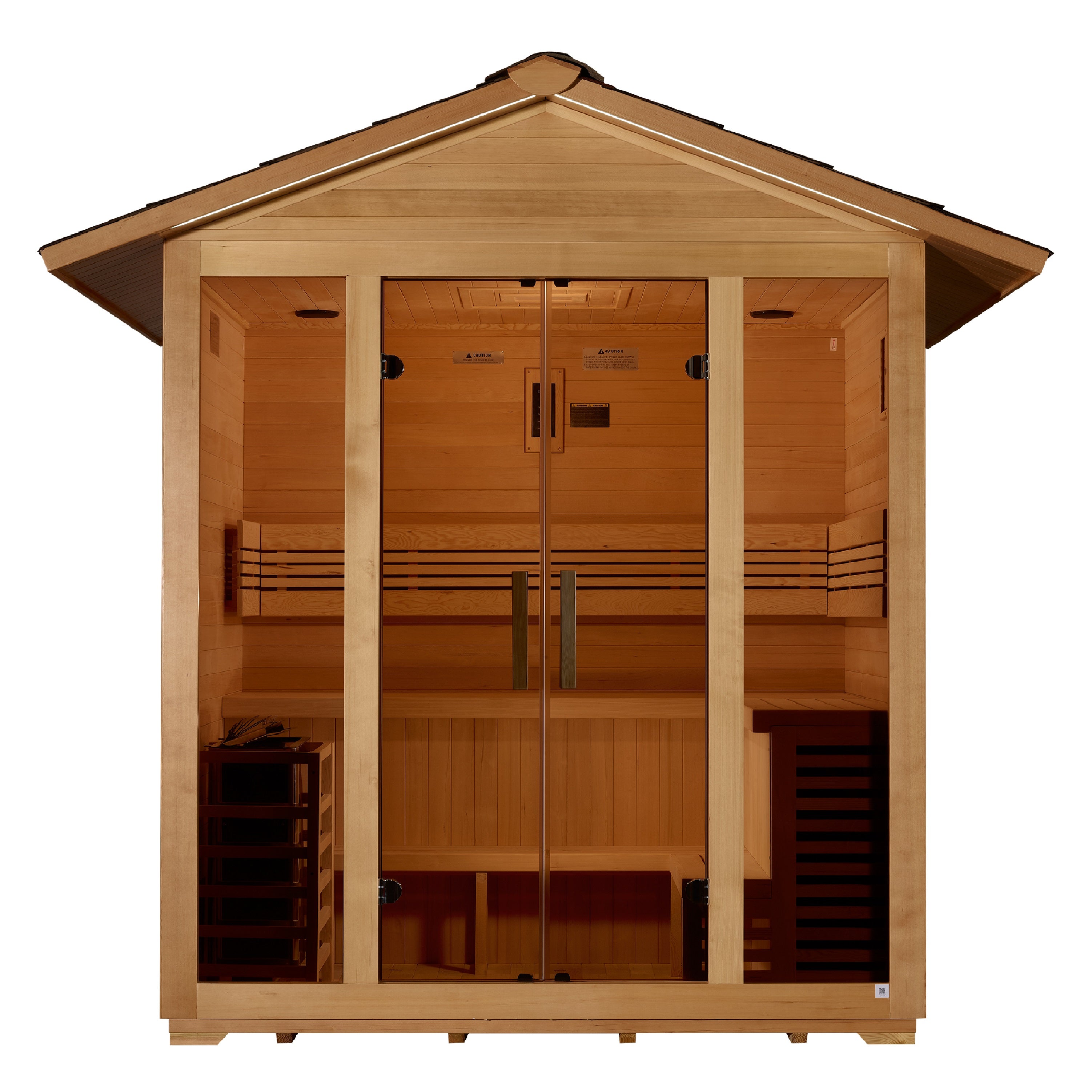 Golden Designs "Vorarlberg" 5-Person Traditional Outdoor Sauna