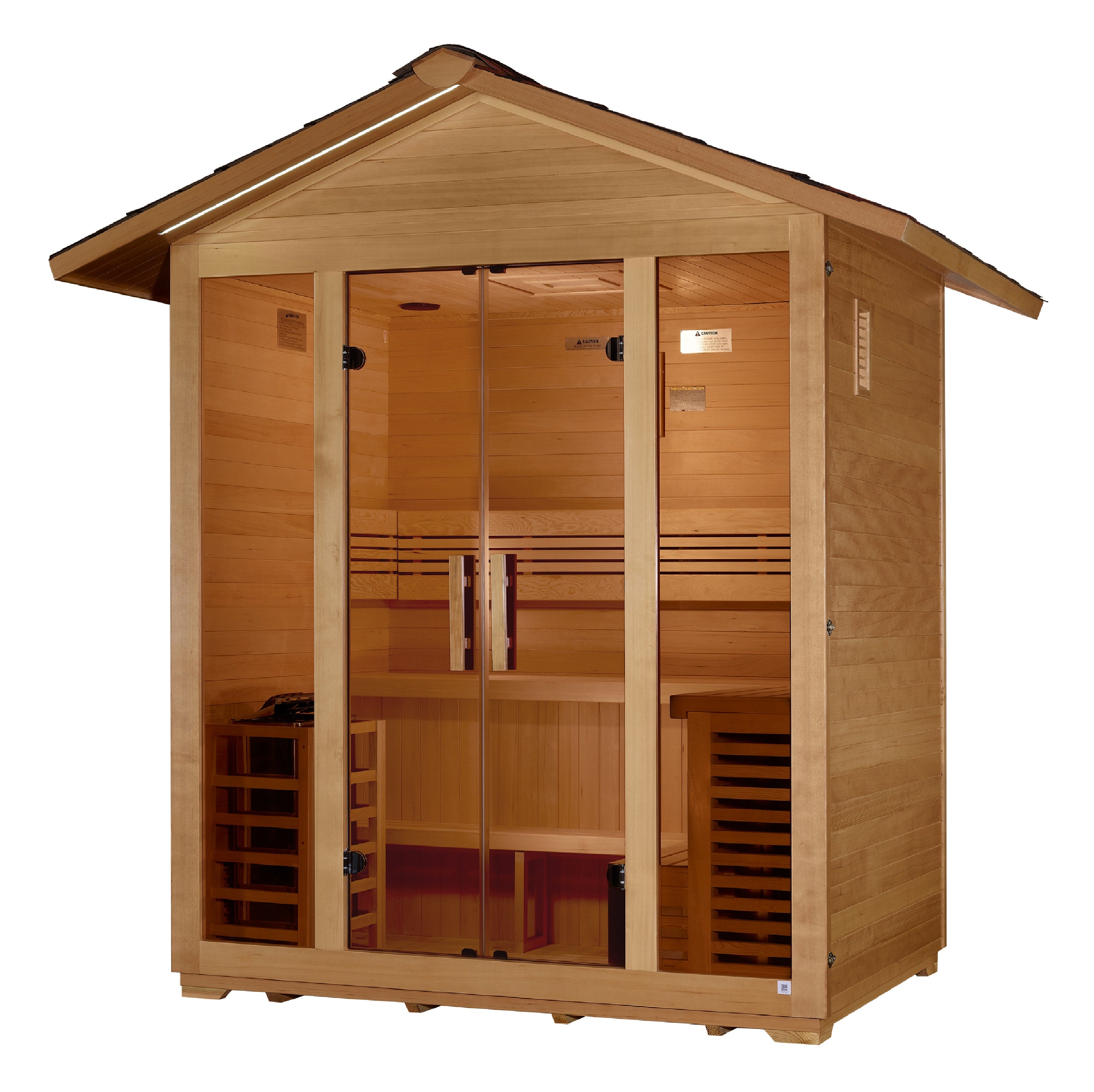 Golden Designs "Vorarlberg" 5-Person Traditional Outdoor Sauna