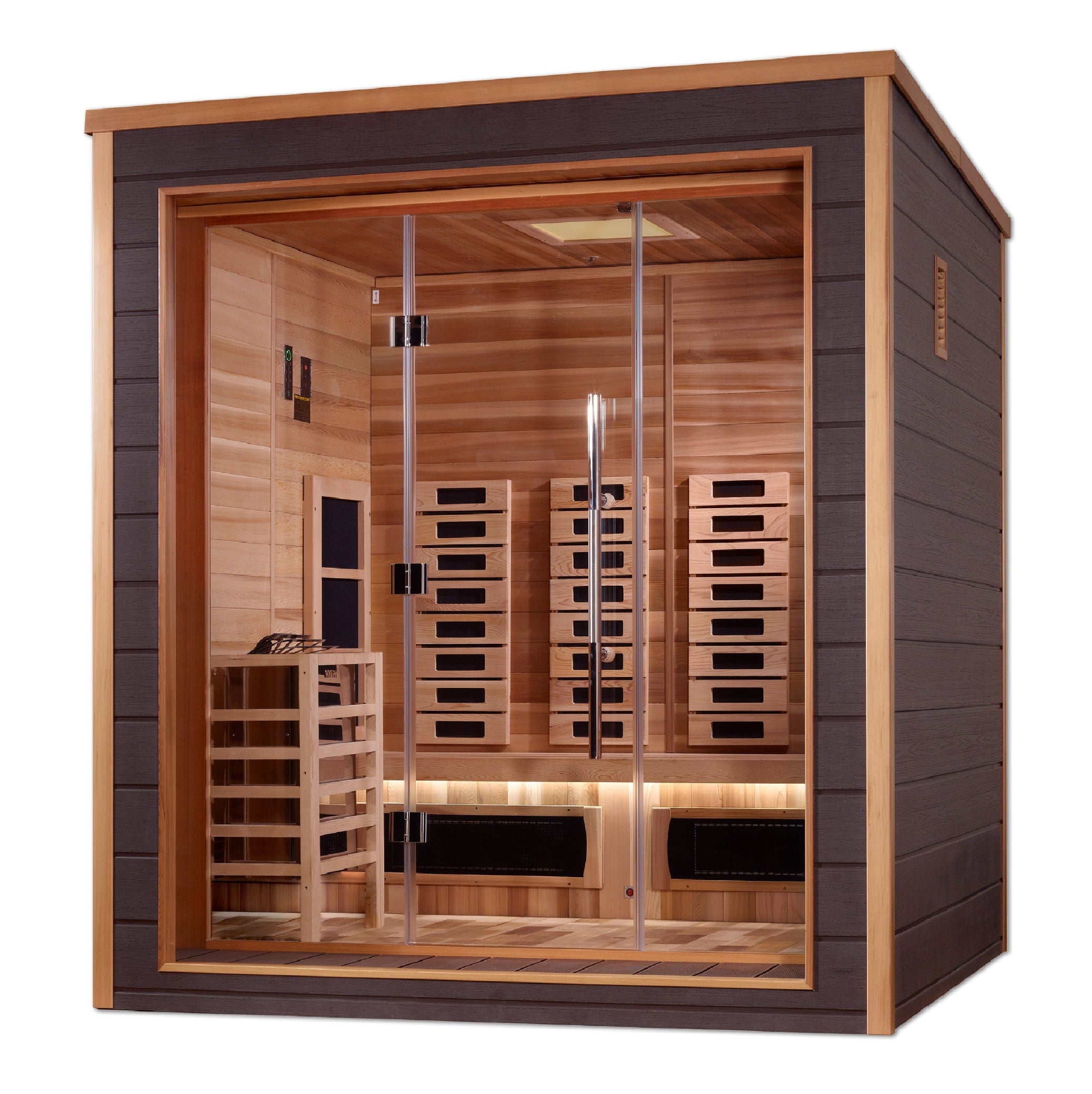 Golden Designs "Solvik" Hybrid Outdoor Sauna