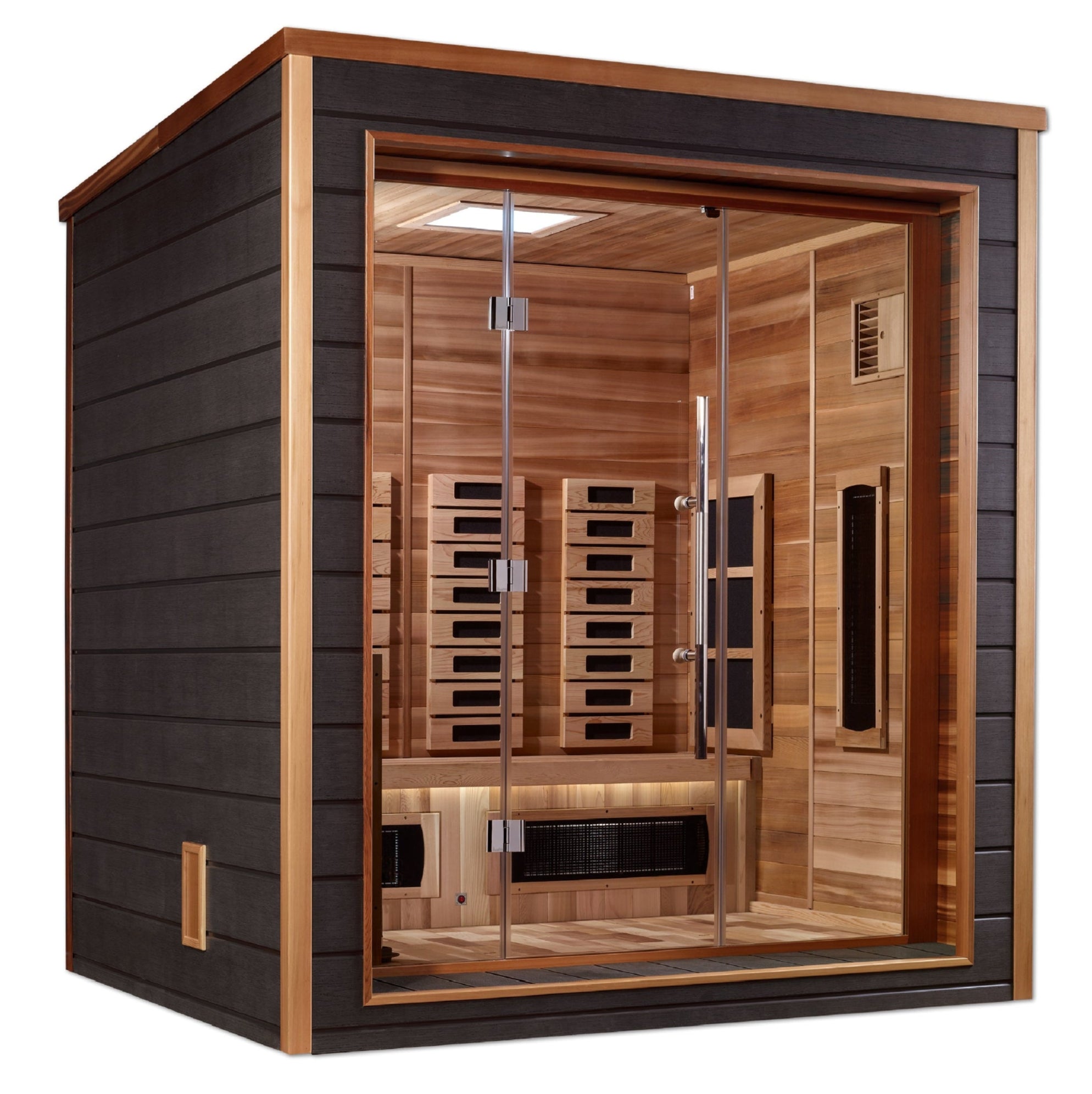 Golden Designs "Solvik" Hybrid Outdoor Sauna