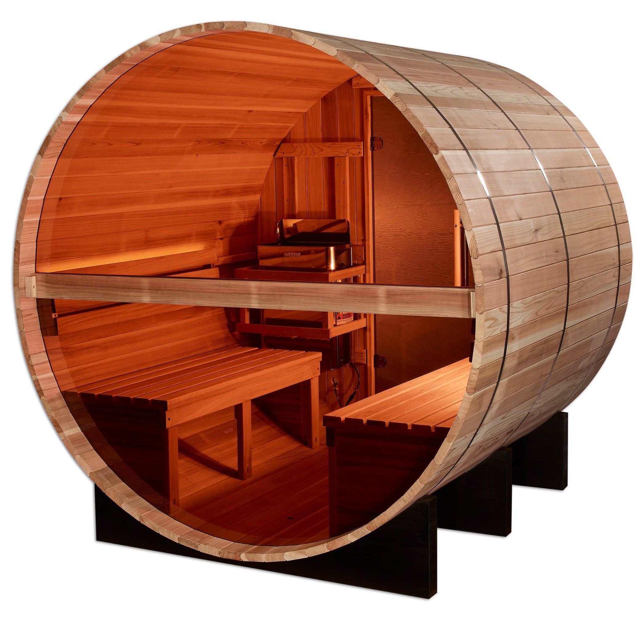 Golden Designs "Clyra" Medium Barrel Traditional Sauna