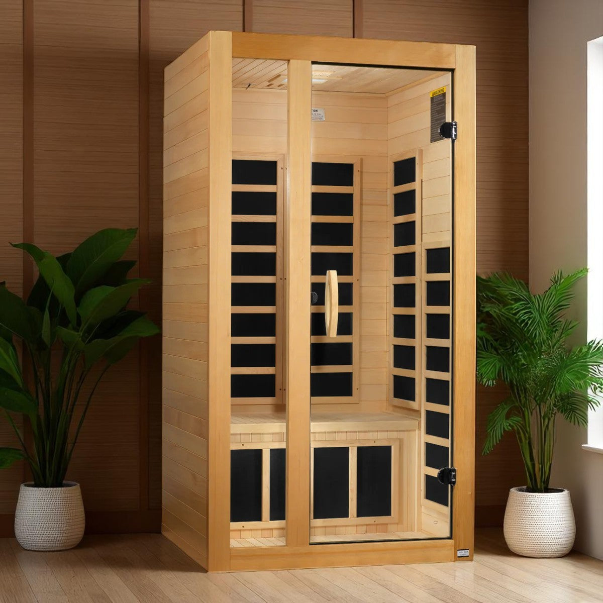 Golden Designs Dynamic "Gracia" 1-2-person Low EMF (Under 8MG) FAR Infrared Sauna