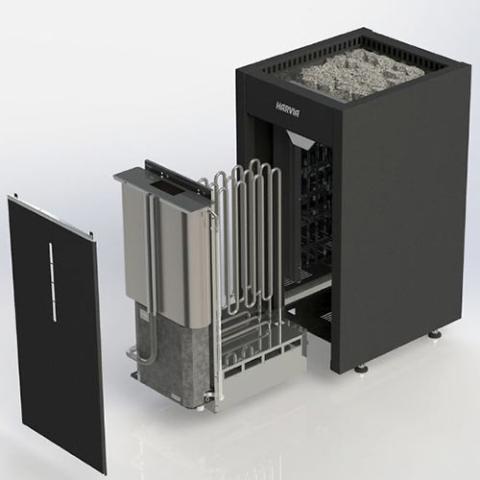 Harvia Virta Combi Series 10.5kW Sauna Heater at 208V 3PH