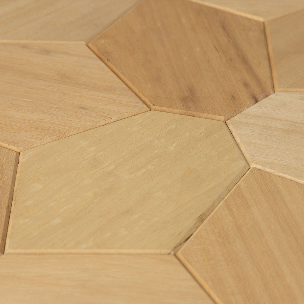 EmotionWood Hexagon Abachi Wall Panel
