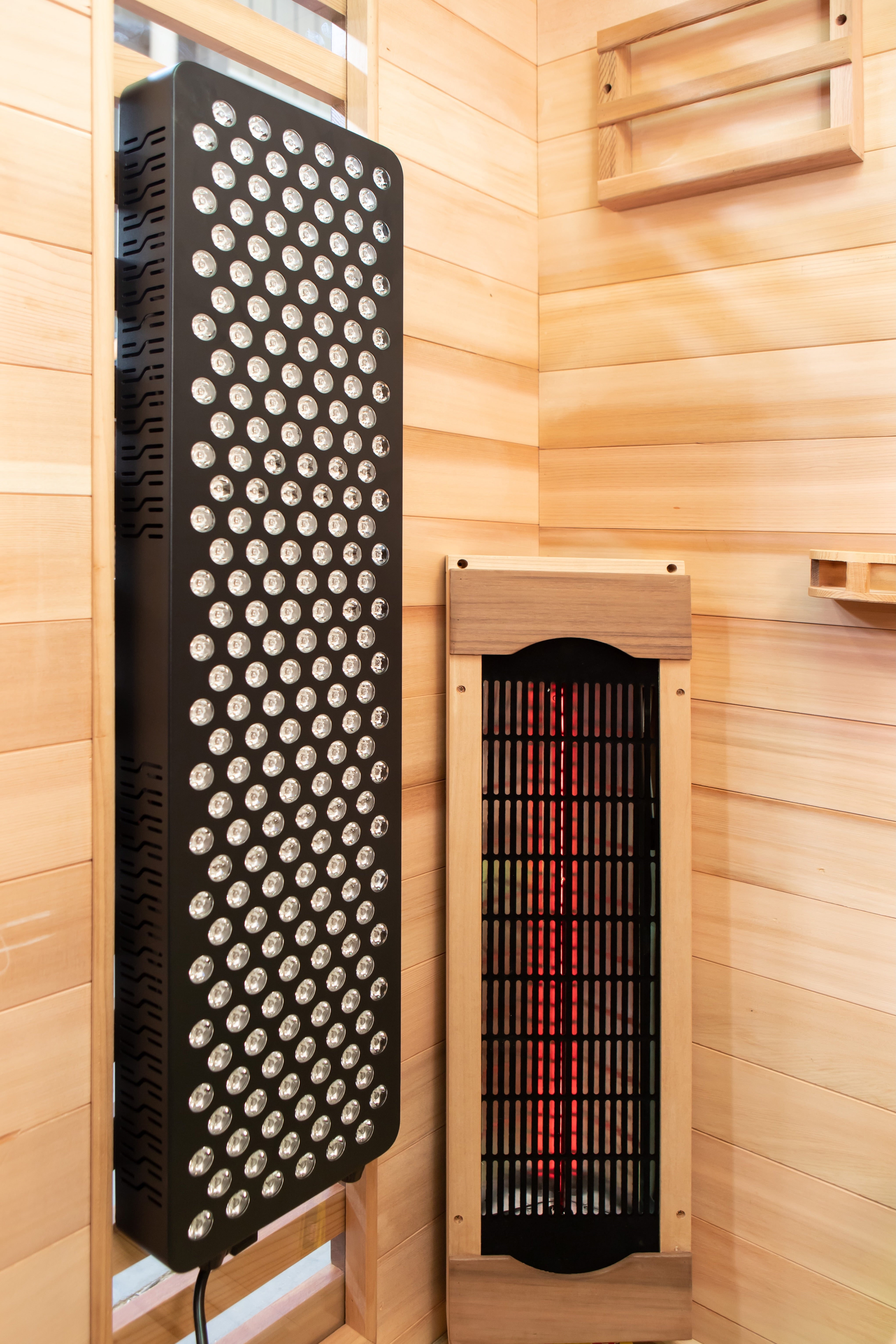 Peak Saunas Fuji 2-Person Full Spectrum Infrared Sauna with Built-In XL Medical-Grade Red Light Therapy & Smart WiFi App Control