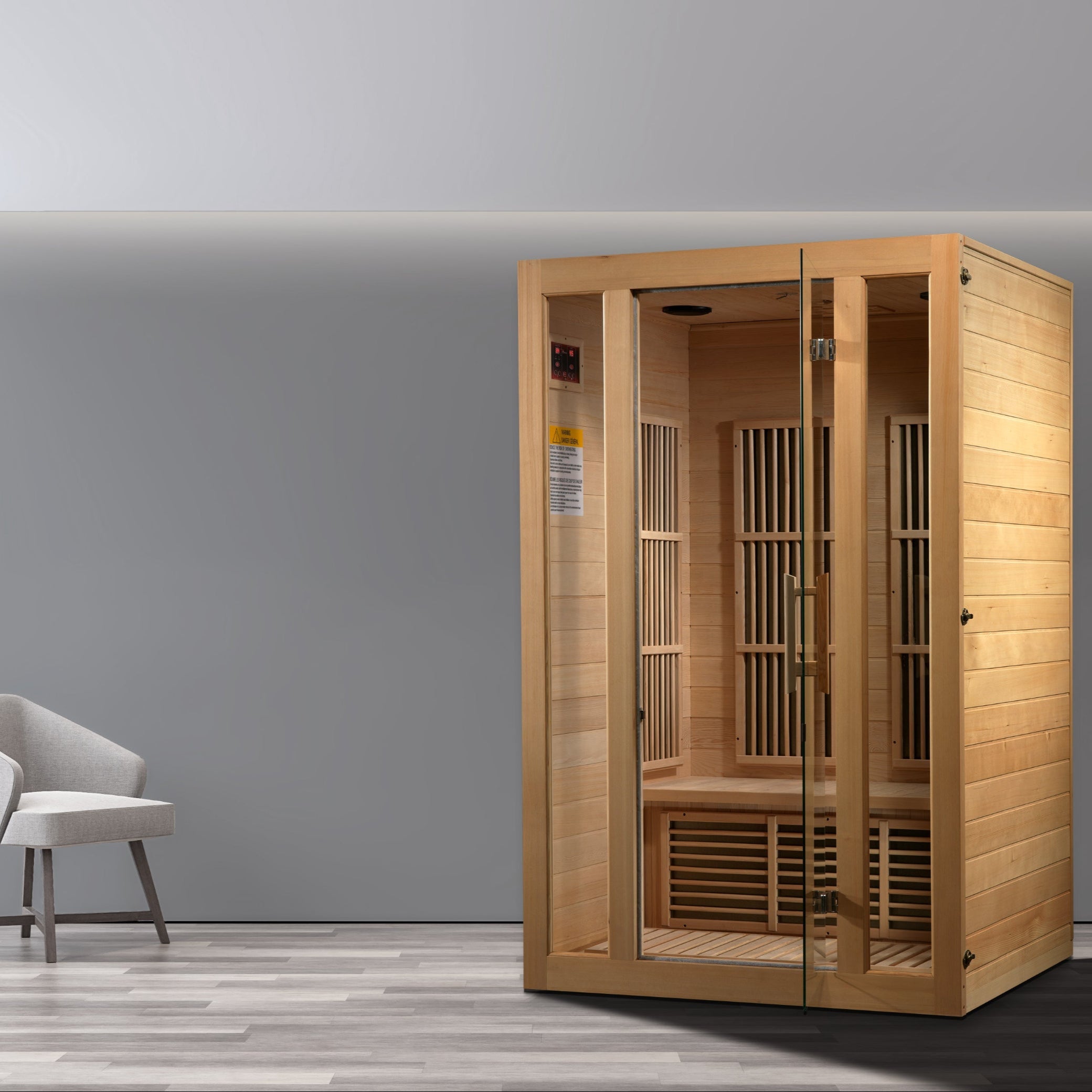 Golden Designs Maxxus "Seattle" 2-Person Low EMF (Under 8MG) FAR Infrared Sauna