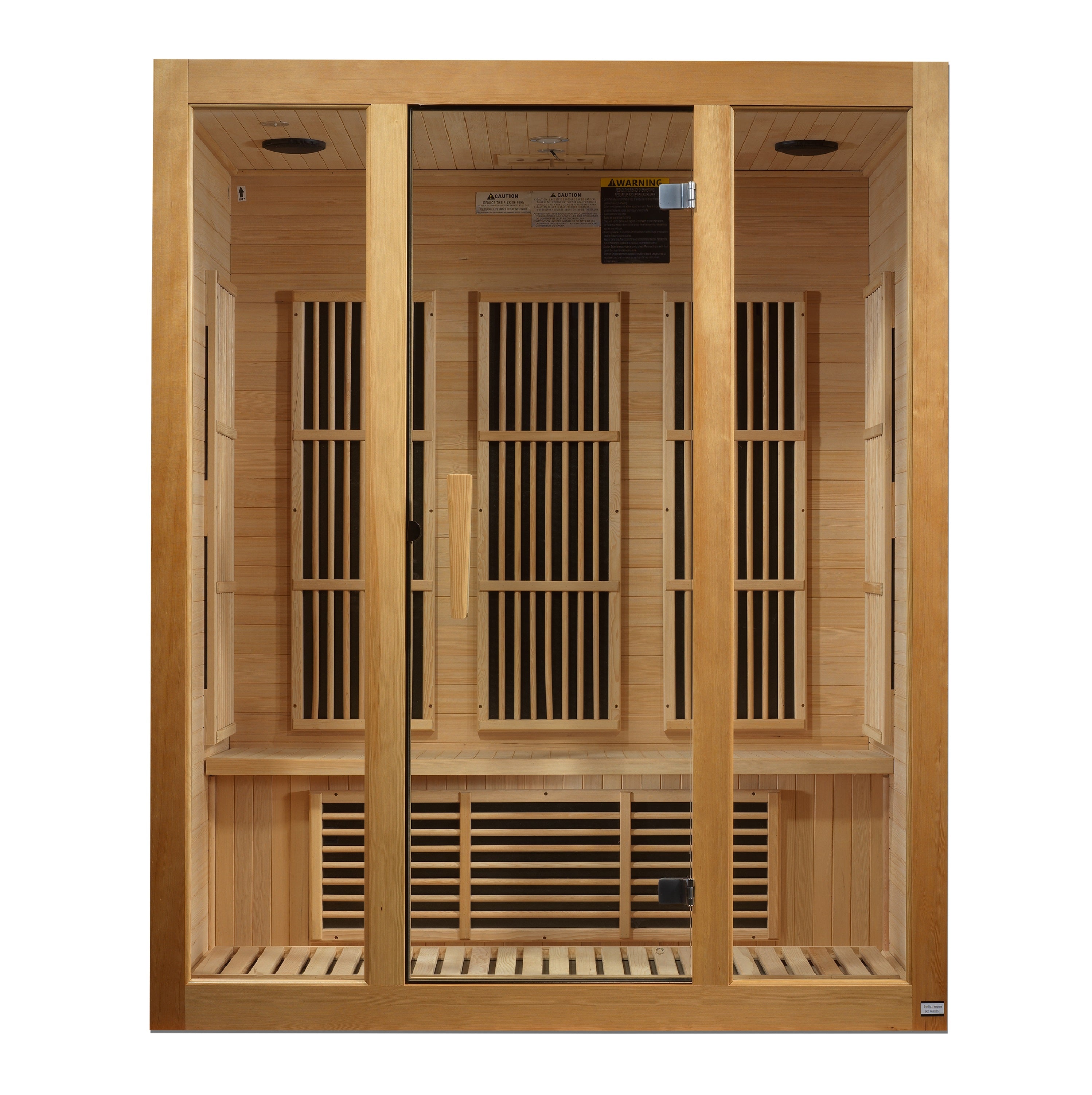 Golden Designs Maxxus "Bellevue" 3-Person Low EMF (Under 8MG) FAR Infrared Sauna