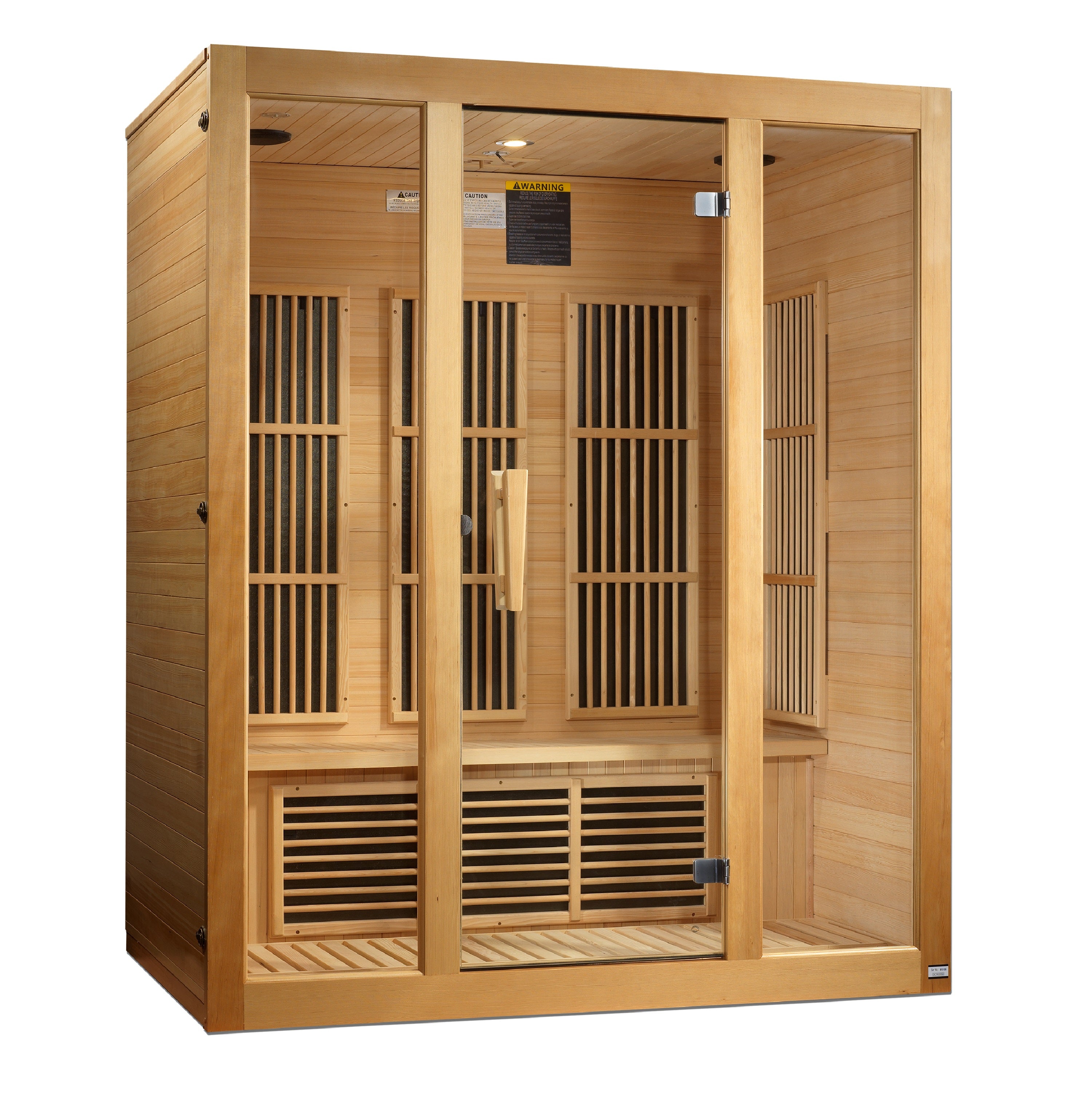 Golden Designs Maxxus "Bellevue" 3-Person Low EMF (Under 8MG) FAR Infrared Sauna