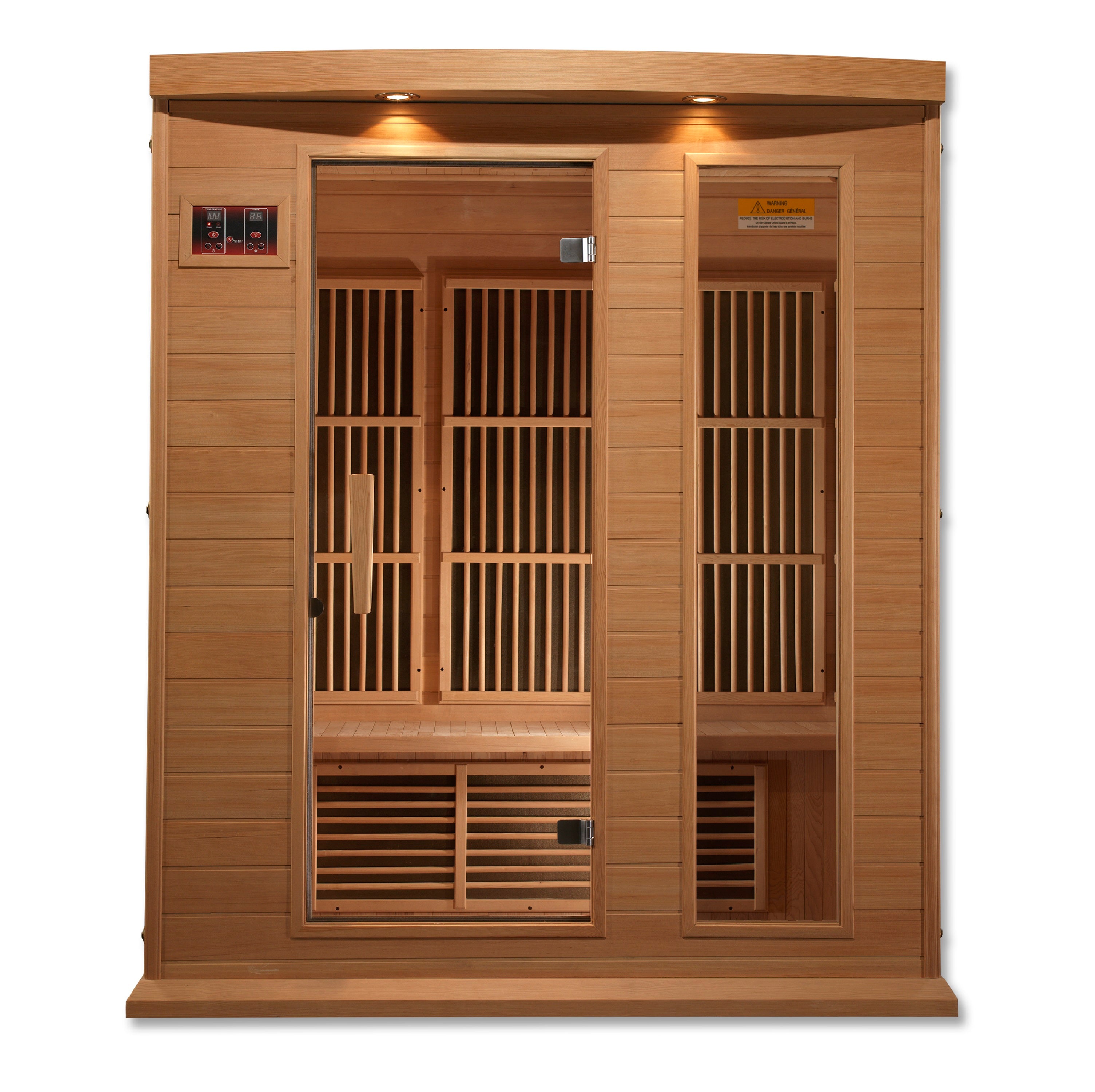 Golden Designs Maxxus 3 Person Low EMF FAR IR Sauna (MX-K306-01)
