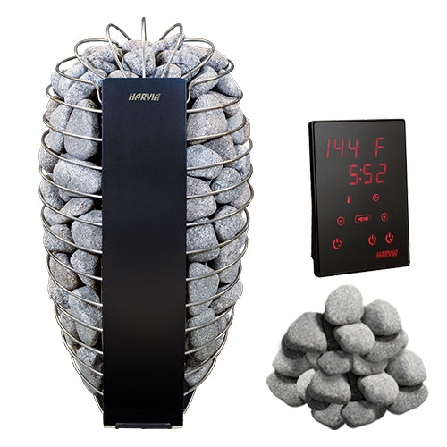 Harvia Spirit Series SP80E Pkg 8kW Sauna Heater Package