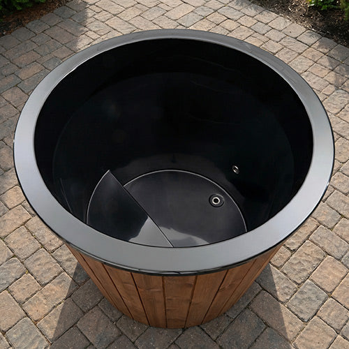 SaunaLife Model S1N Soak Series Home Cold/Hot Immersion Tub | Natural Color, 1-Person