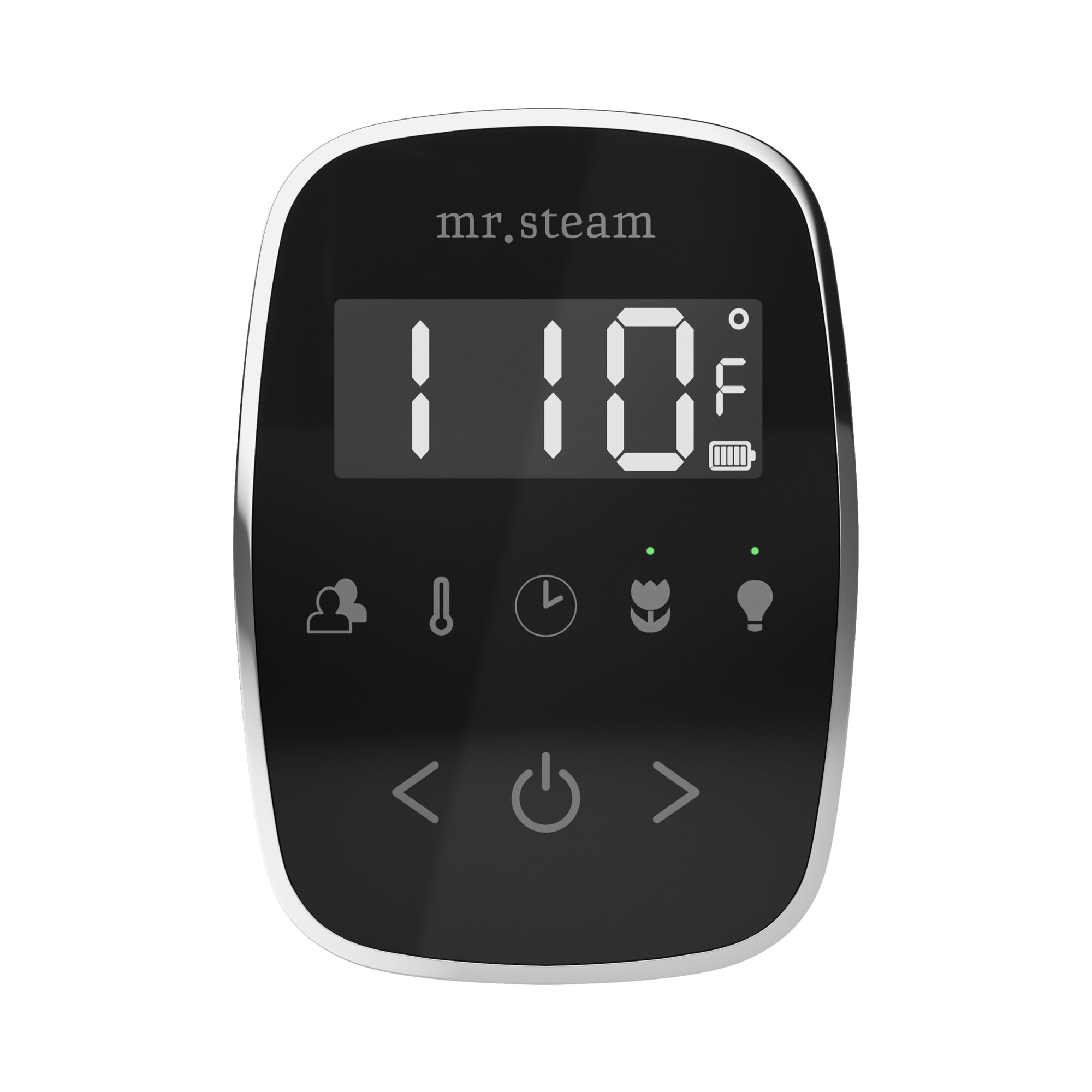 Mr. Steam CT 9 kW (9000 W) Steam Shower Generator Package with TempoFlex Control in Black Polished Chrome