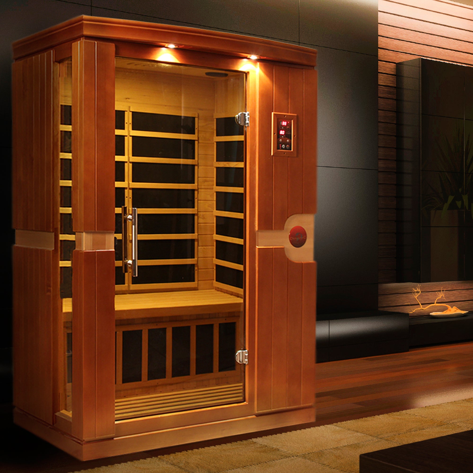 Golden Designs Dynamic "Venice" 2-person Low EMF (Under 8MG) FAR Infrared Sauna