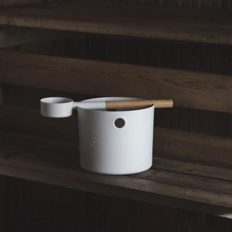 KOLO 1 Galloon Sauna Bucket and Ladle Set