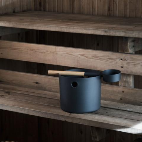 KOLO 1 Galloon Sauna Bucket and Ladle Set
