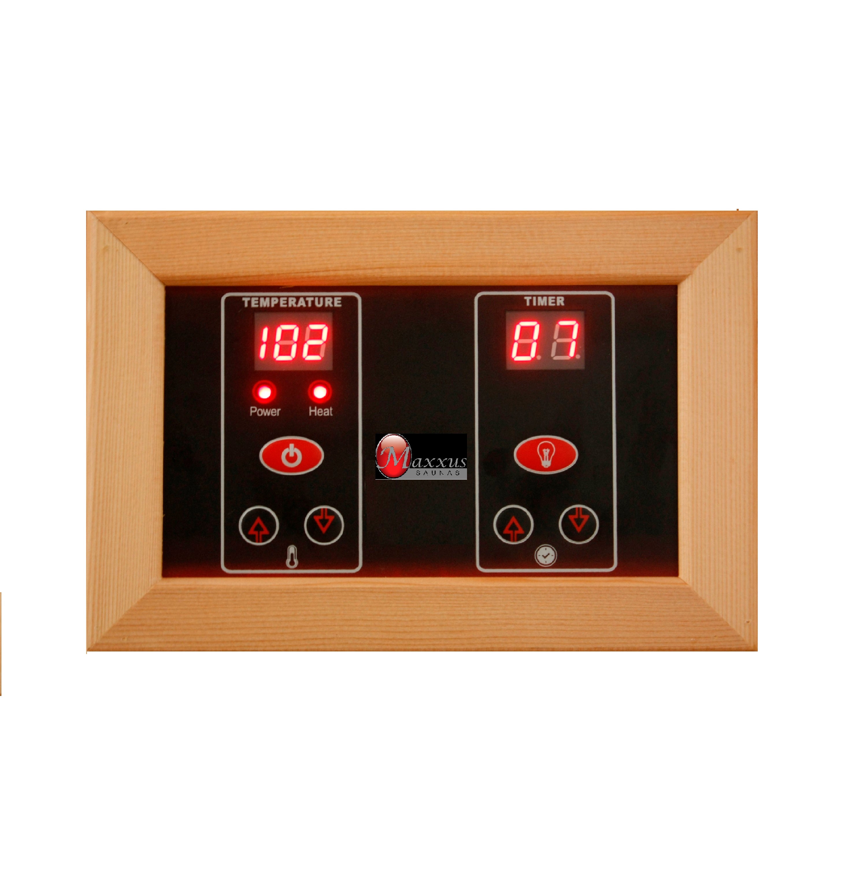 Golden Designs Maxxus "Bellevue" 3-Person Low EMF (Under 8MG) FAR Infrared Sauna