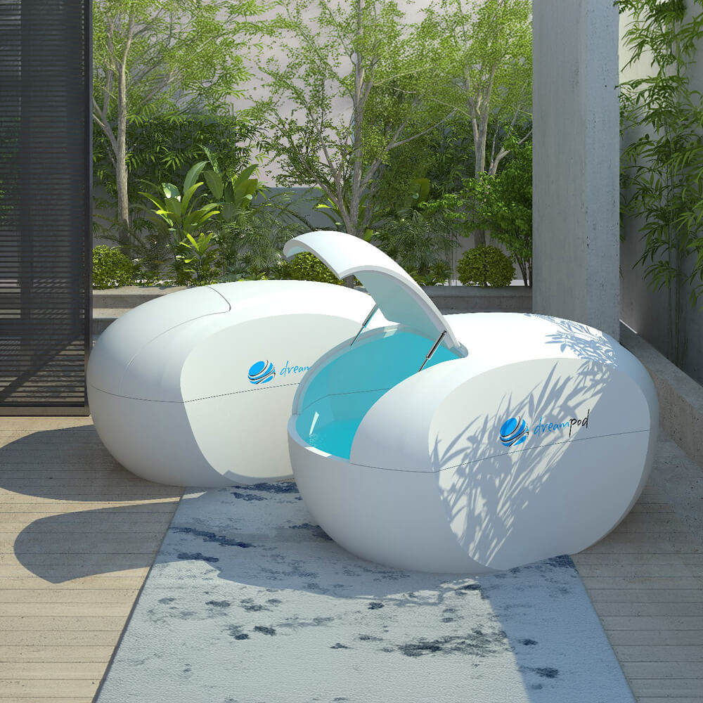 Dreampod Home Float Plus Premium Fiberglass Floatation Tank [DPFP108WPE] (SAK62820)