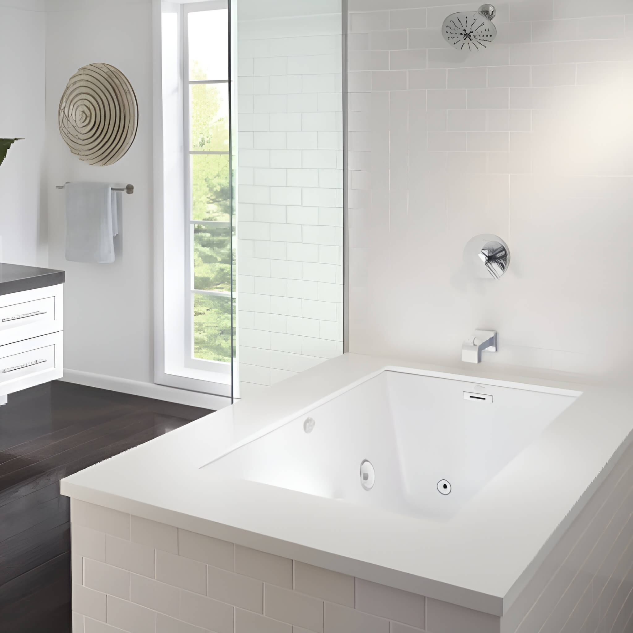 Jacuzzi Elara 72" Drop-In Acrylic Air Tub [JELA7242ALR4CXW/Y] (SAK86271)