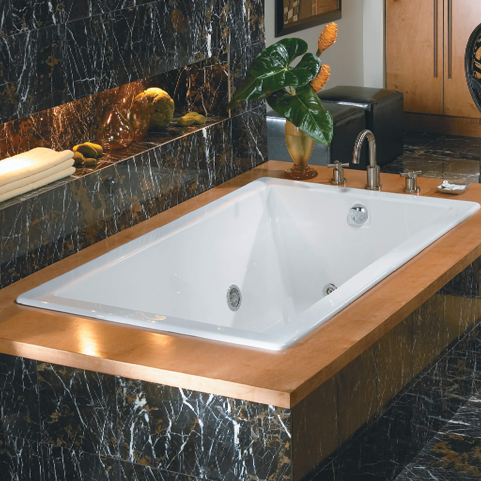 Jacuzzi Elara 72" Drop-In Air Tub With Right Drain [JELA7236ARL4CXW/Y] (SAK38076)