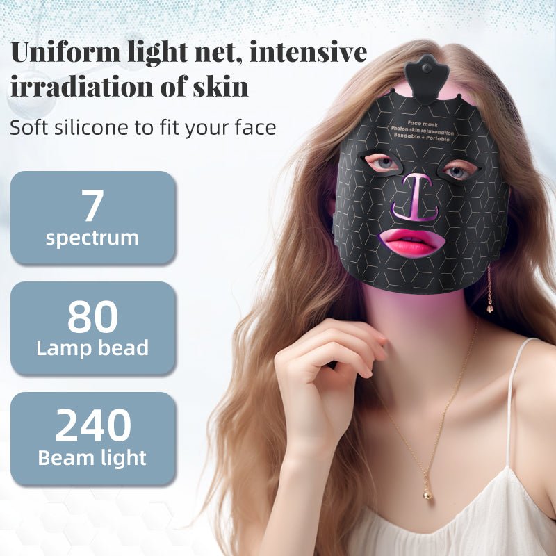 LED Light Therapy Crown Face Mask