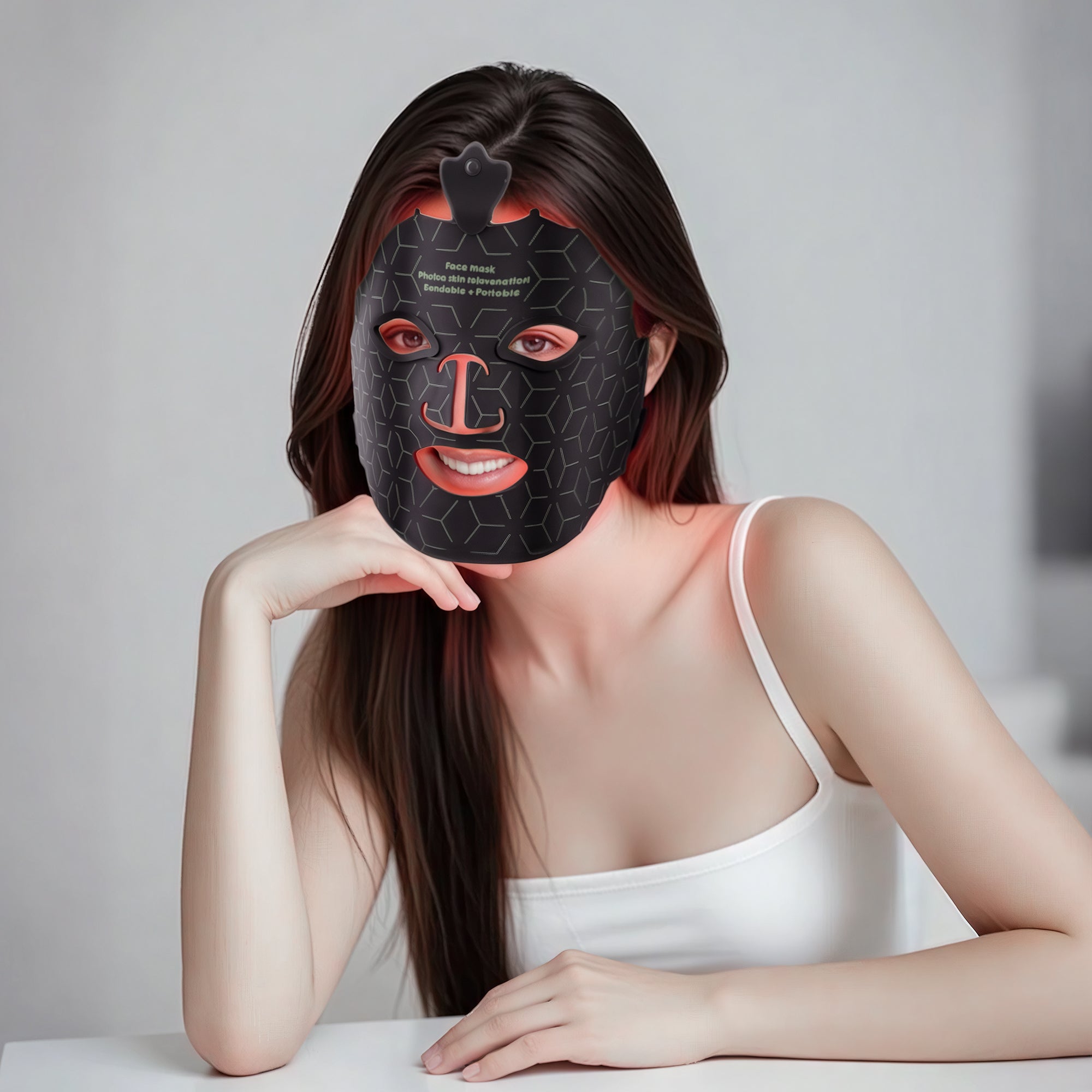 LED Light Therapy Crown Face Mask