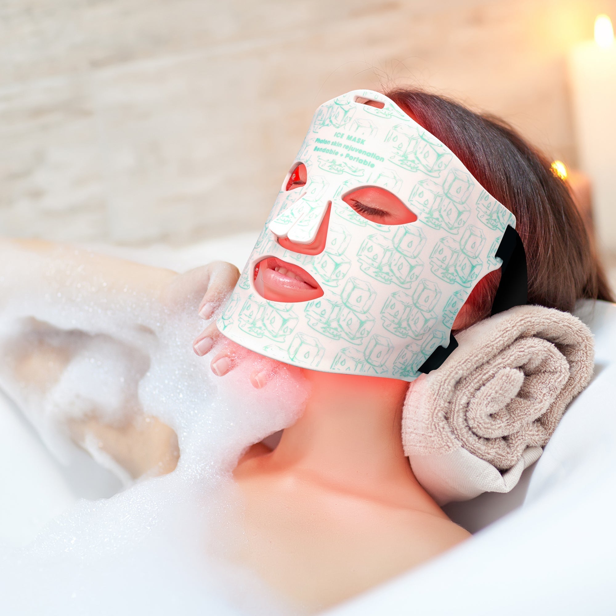 LumyHealth IceGlow LED Facial &Neck Mask